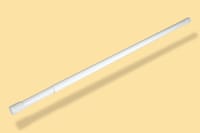 BARRA TELESCOPICA EXTENSIBLE PARA CORTINA DE DUCHA 125-220CM BLANCA - 2