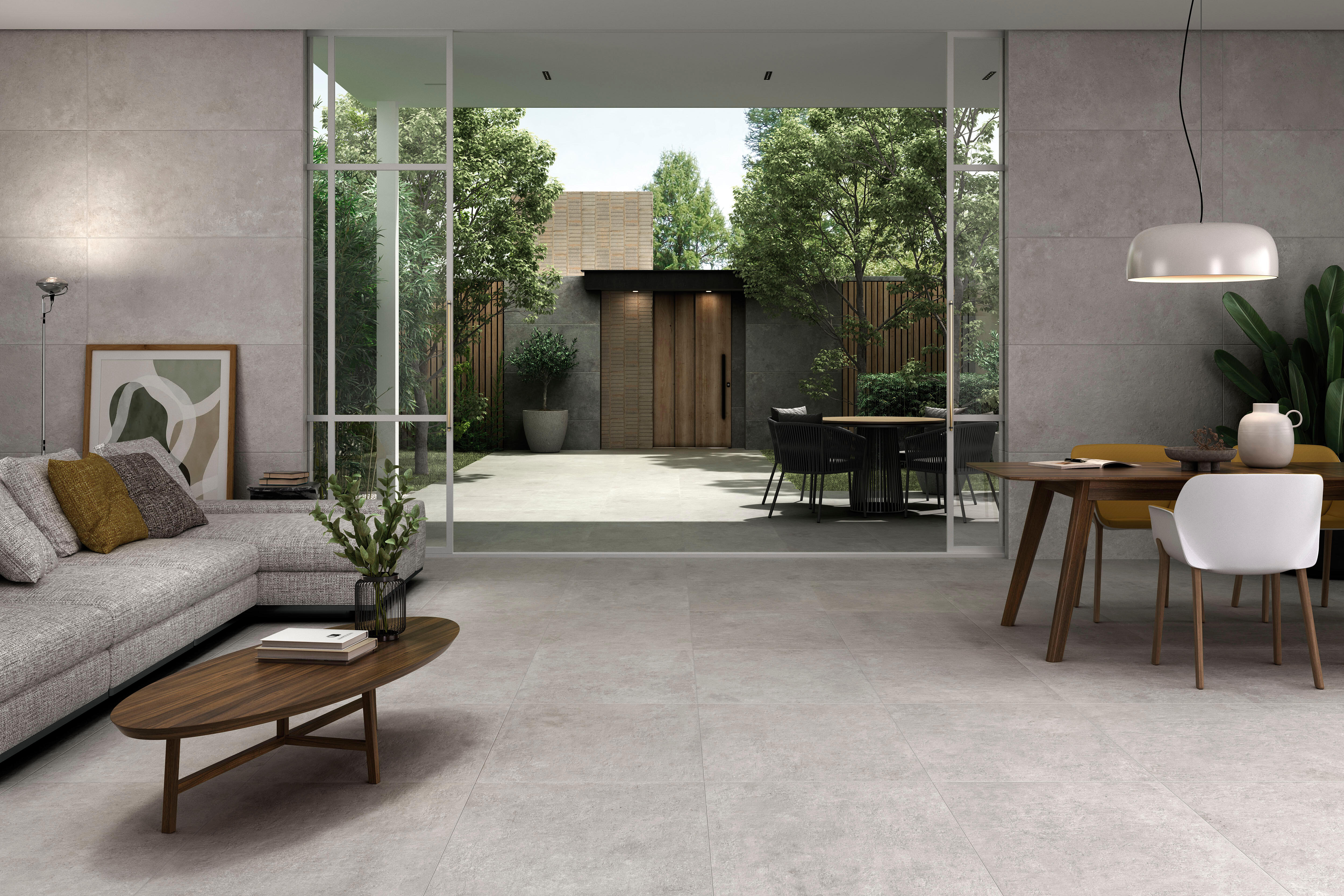 SUELO PORCELÁNICO 99.5X99.5CM CRASSANA PEARL - 2