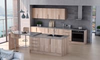 FRENTE CAJÓN PARA MUEBLE DE COCINA BORMUJOS ROBLE CLARO MATE AGLOMERADO 28X60CM - 4
