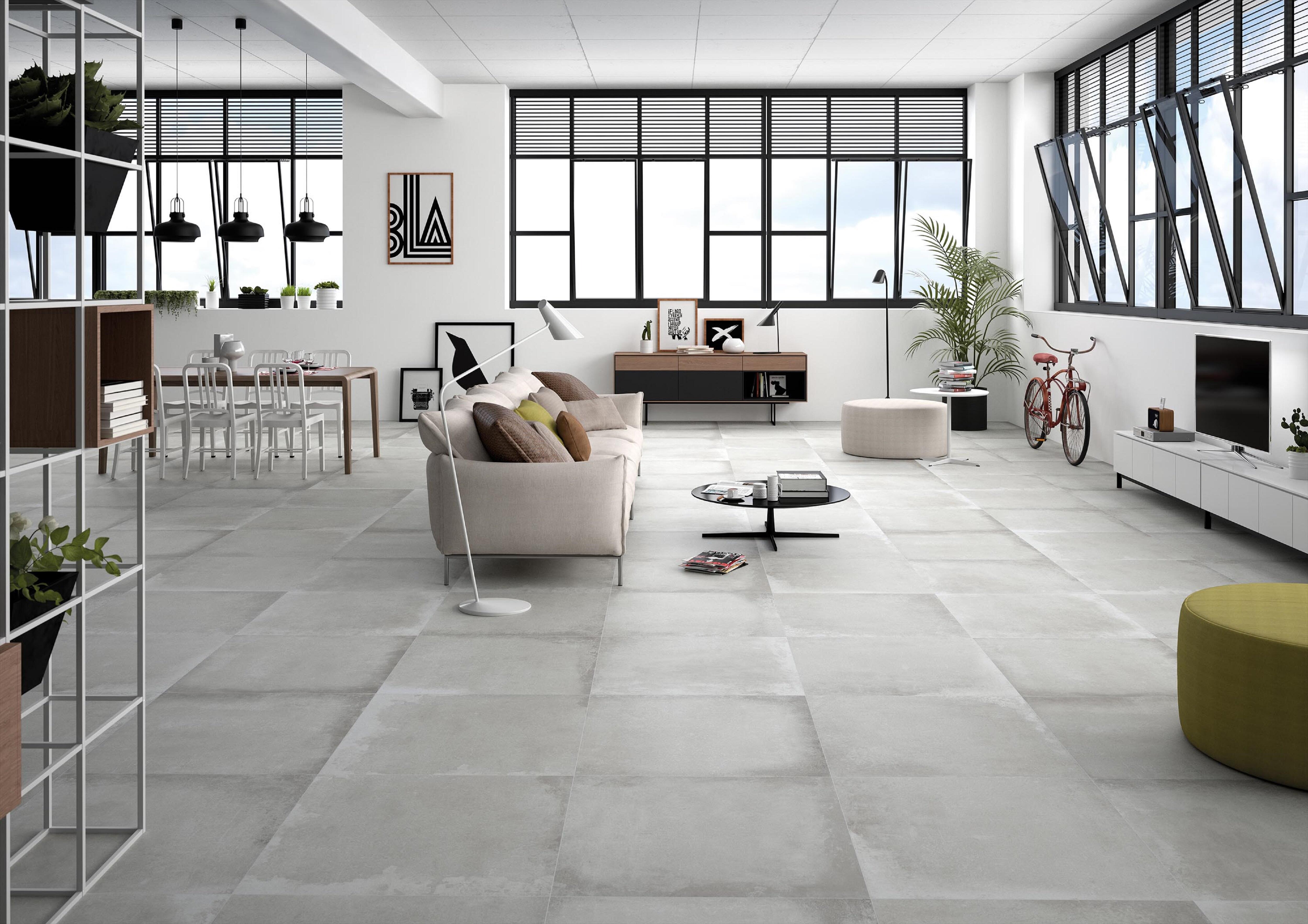 SUELO PORCELÁNICO 60X60CM EVIAN GRIS - 5