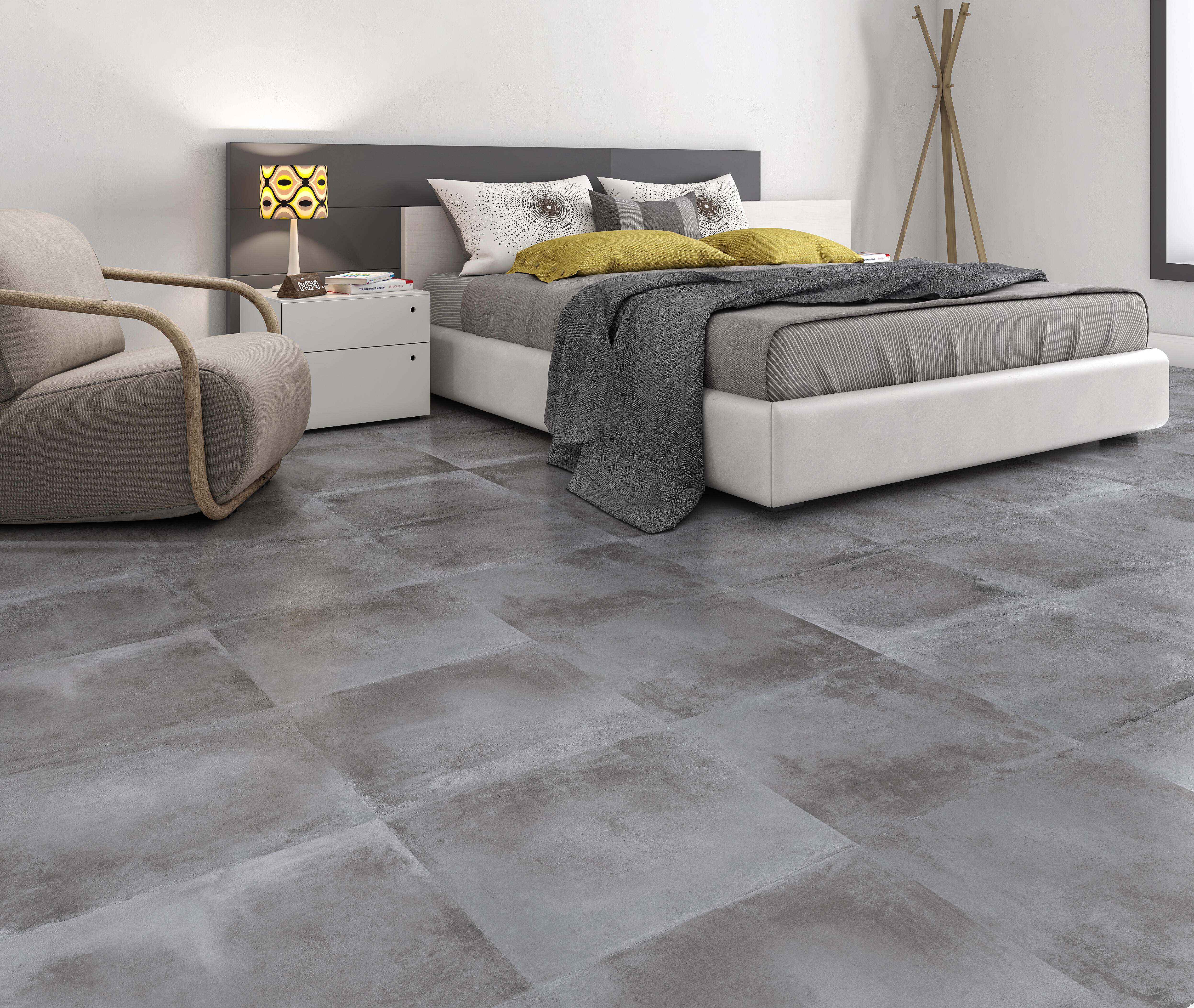 SUELO PORCELÁNICO 60X60CM GARVET ANTRACITA MATE - 2