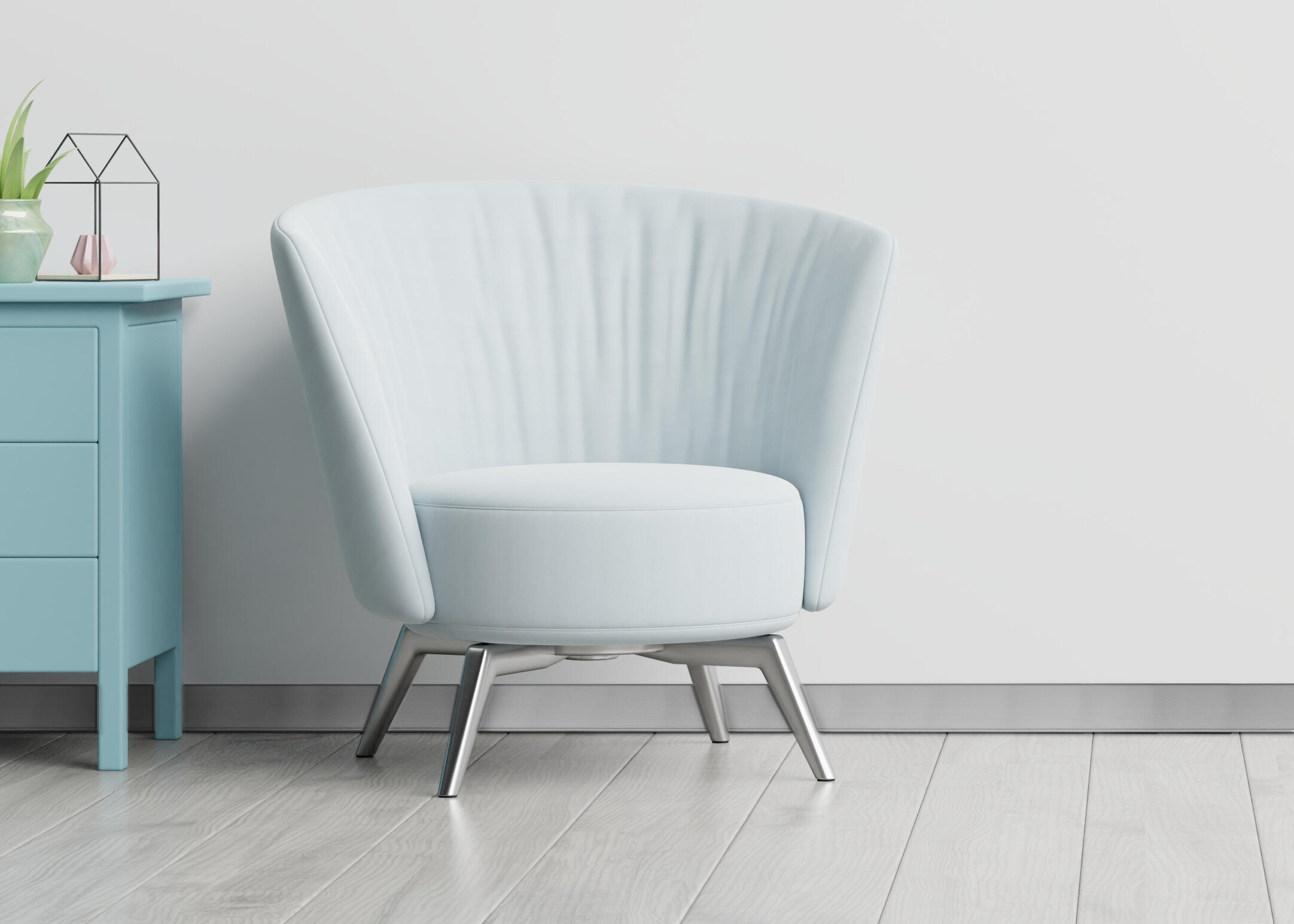 RODAPIE 80X2500MM ALUMINIO PLATA - 2