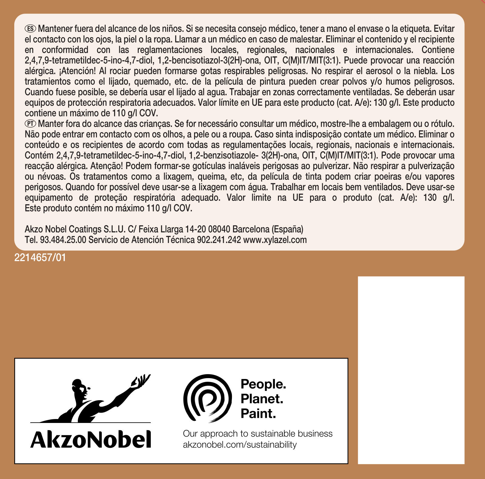 BARNIZ ACRILICO MATE TARIMA POLIUTERANO 750mL INCOLORO - 3