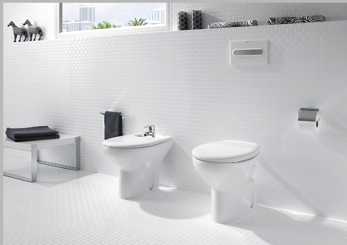 INODORO TAZA ROCA VICTORIA SALIDA VERTICAL - 2