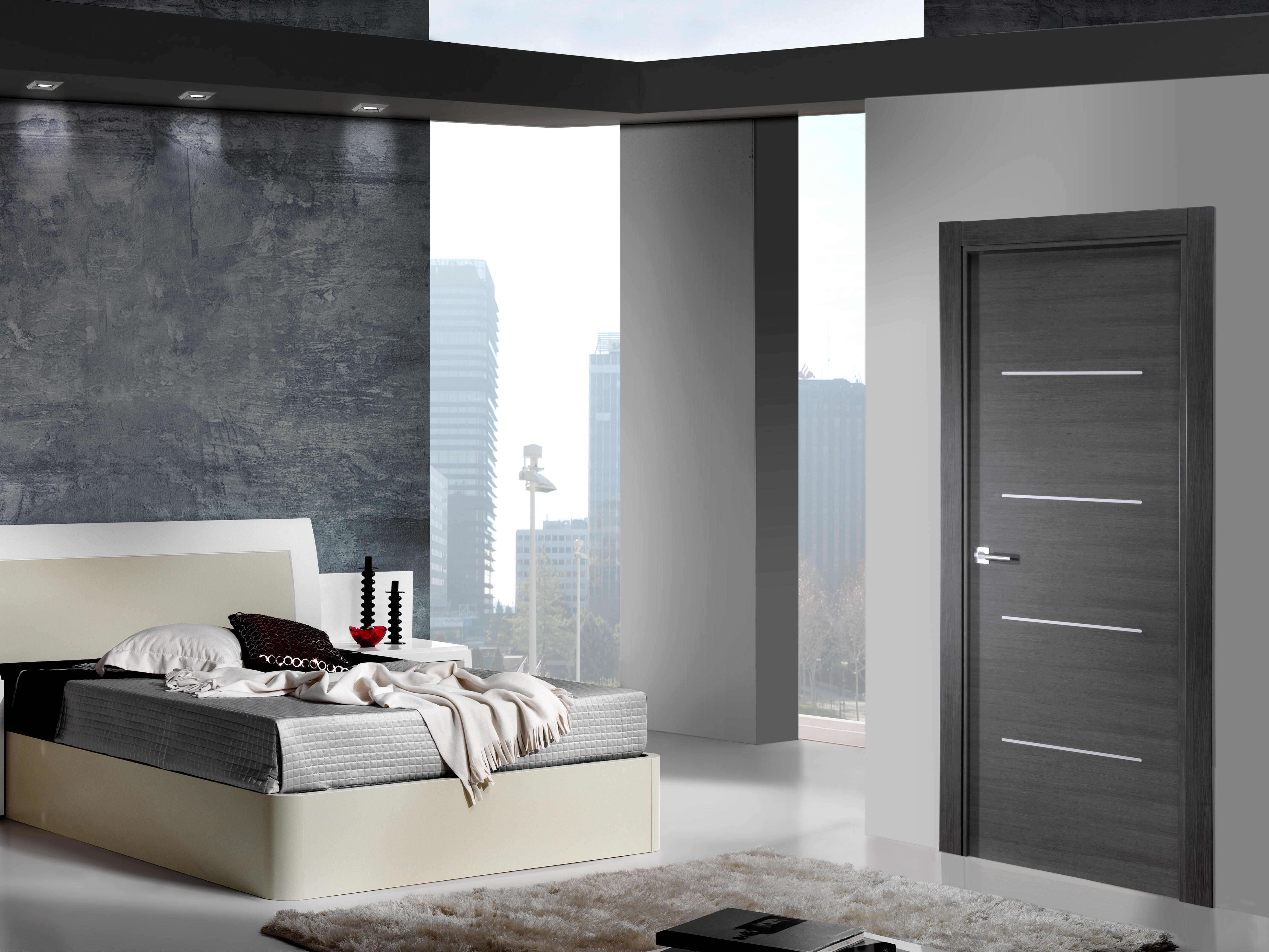  PUERTA ENTRADA  BLINDADA GRIS VT5 80 CM IZQUIERDA    - 2