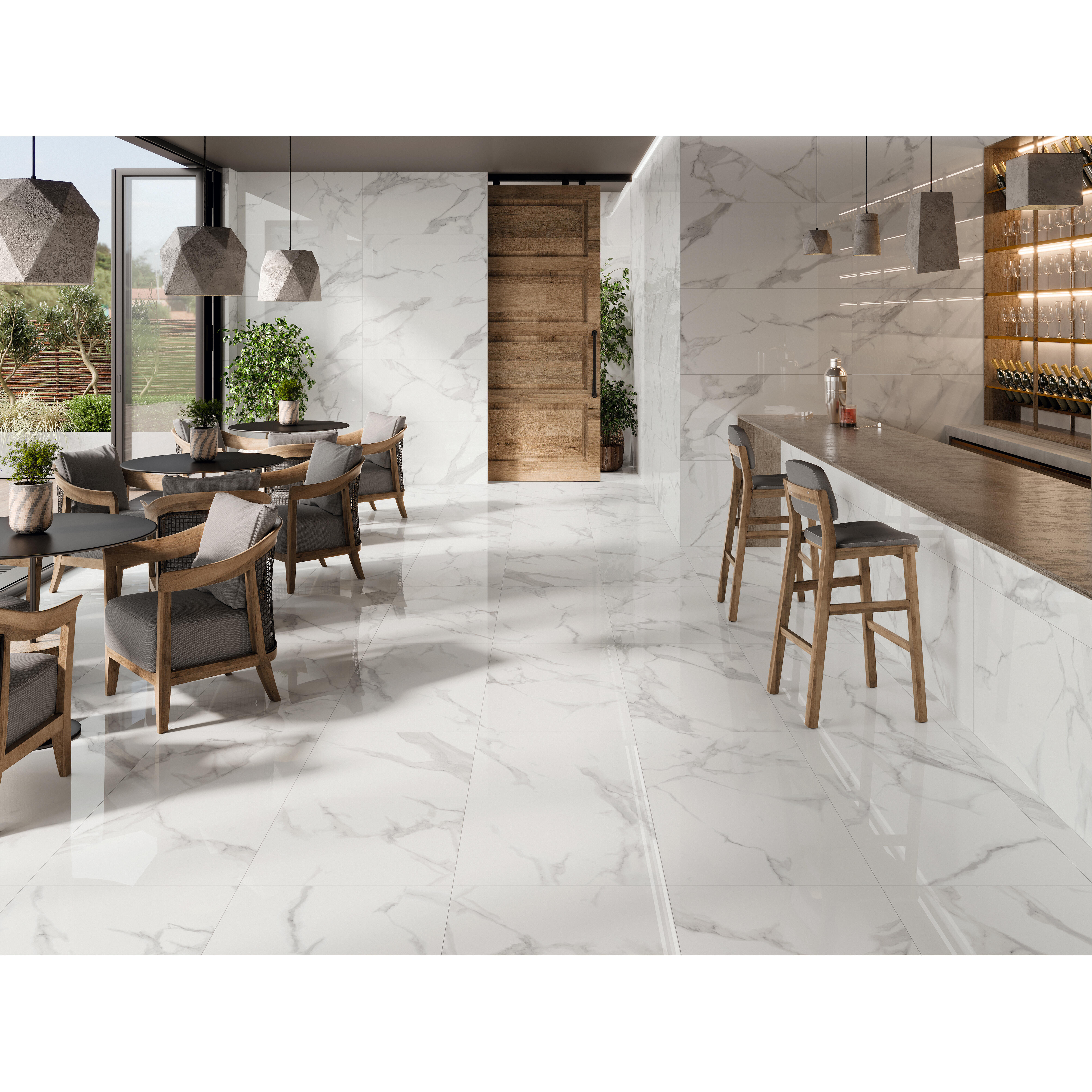 SUELO PORCELÁNICO 59X119CM ETERNITY WHITE PULIDO - 5