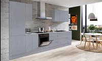 PUERTA PARA MUEBLE DE COCINA ZARAGOZA GRIS BRILLO MDF 35X60CM - 4