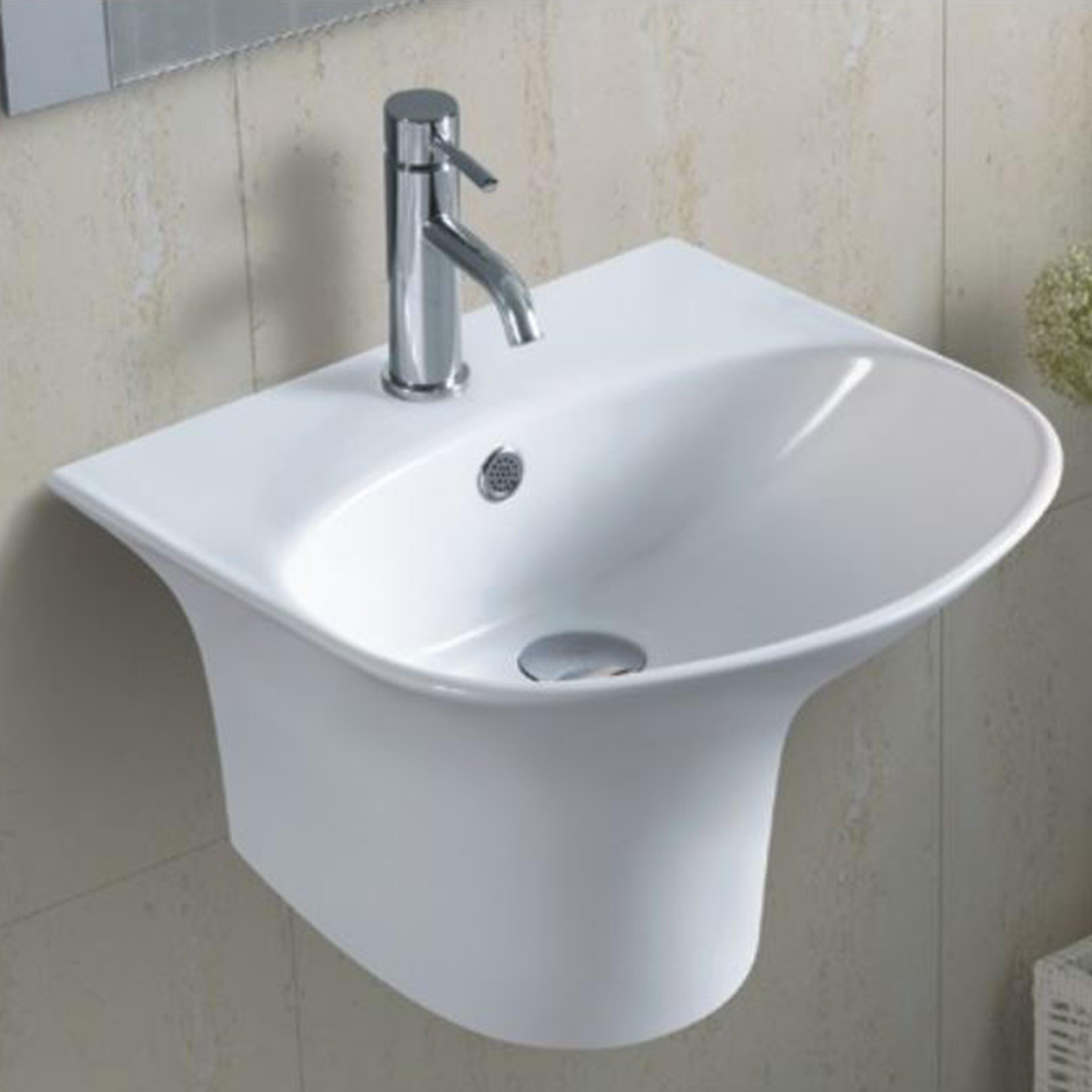 LAVABO  SUSPENDIDO SEMIPEDESTAL - 2
