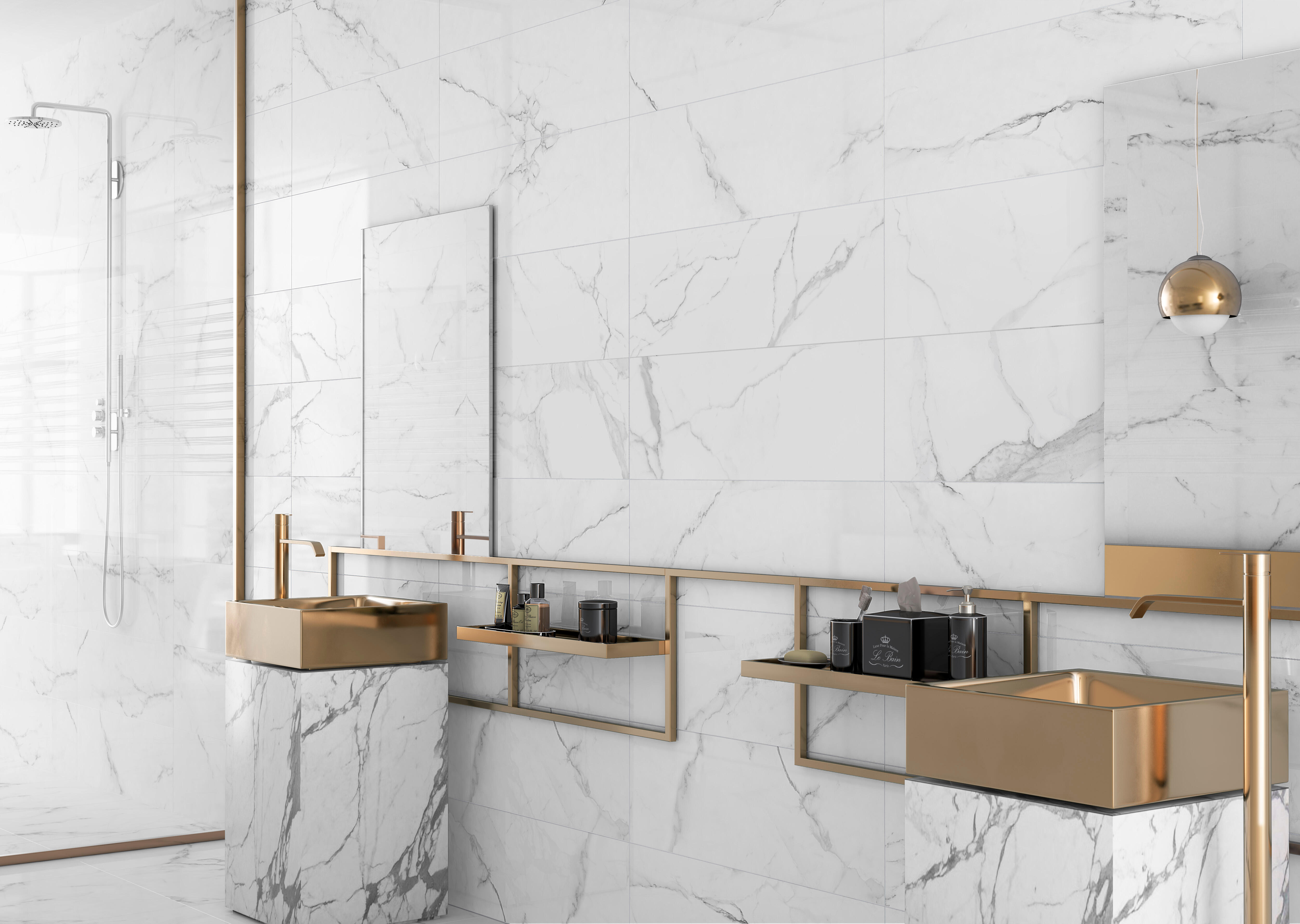 AZULEJO PASTA BLANCA 30X90CM. PROVENCE BRILLO - 2