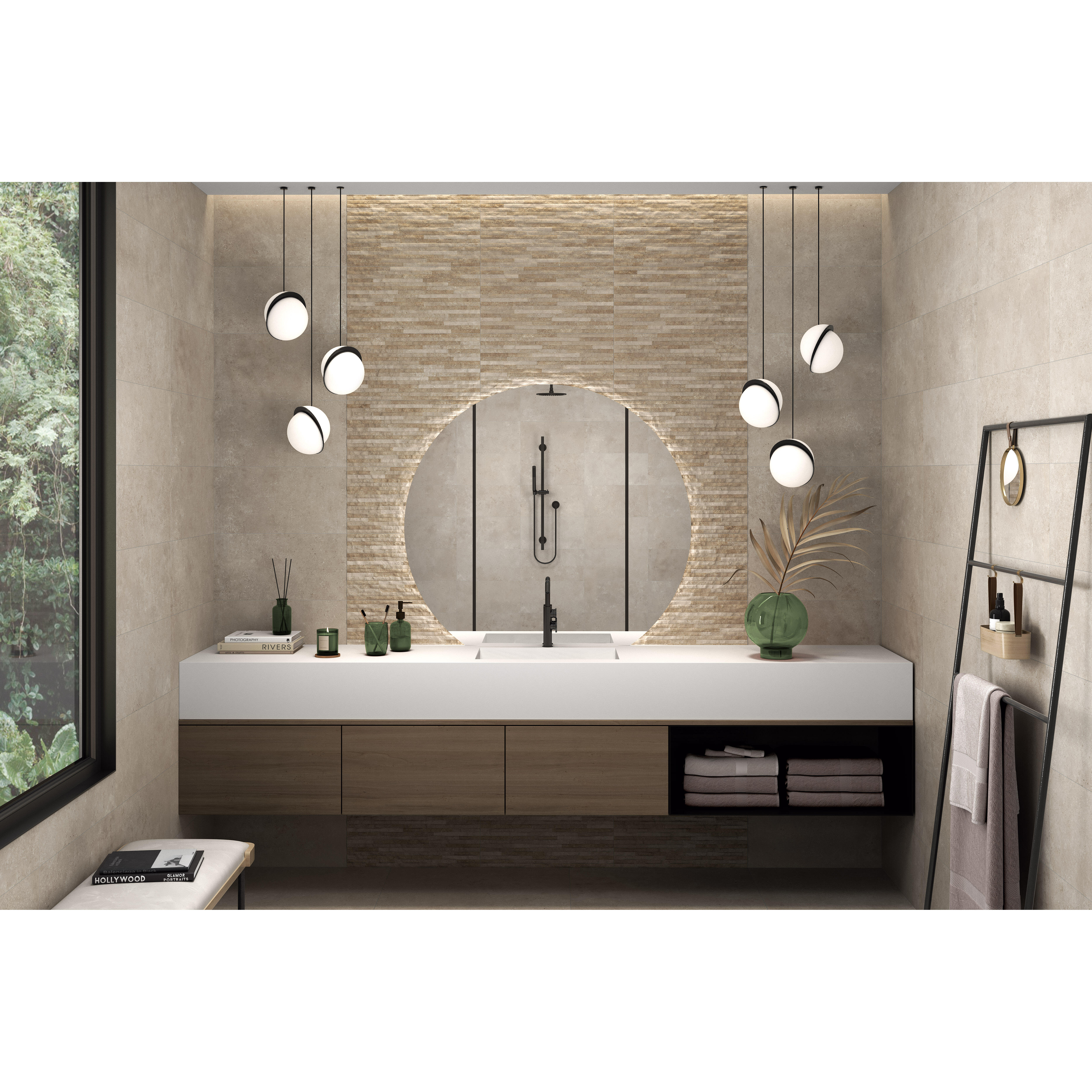 AZULEJO PASTA ROJA 25X50CM ALANGE BEIGE - 2