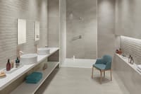 AZULEJO PASTA BLANCA 30X90CM BURDEOS GRIS - 4