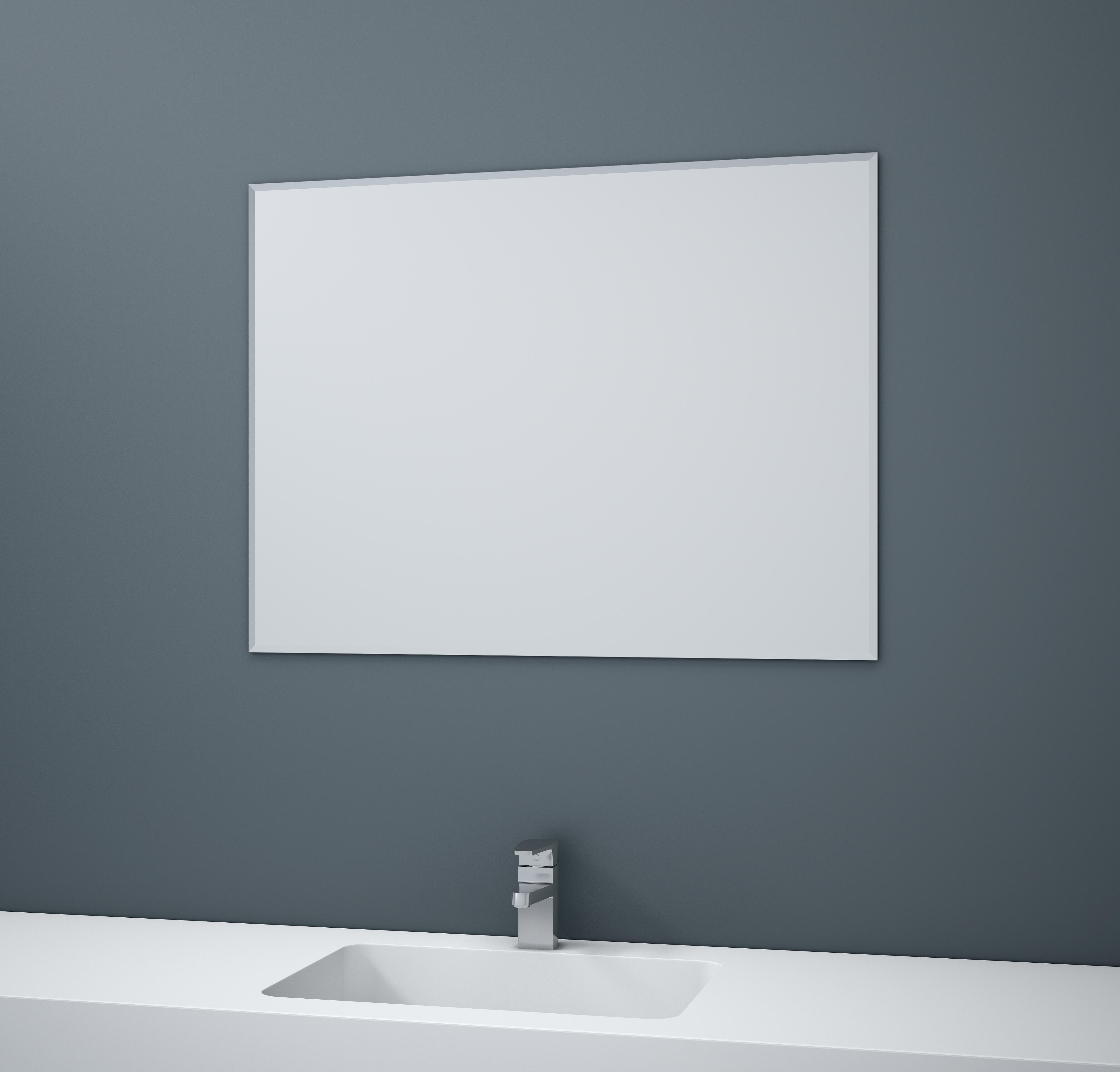 ESPEJO DE BAÑO BISEL BASIC 80X80CM - 2
