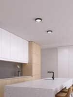 DOWNLIGHT SUPERFICIE CIRCULAR NEGRO 18W CCT - 3