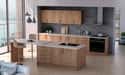 PUERTA PARA MUEBLE DE COCINA OVIEDO MADERA ROBLE OSCURO MATE MDF 13X60CM - 3