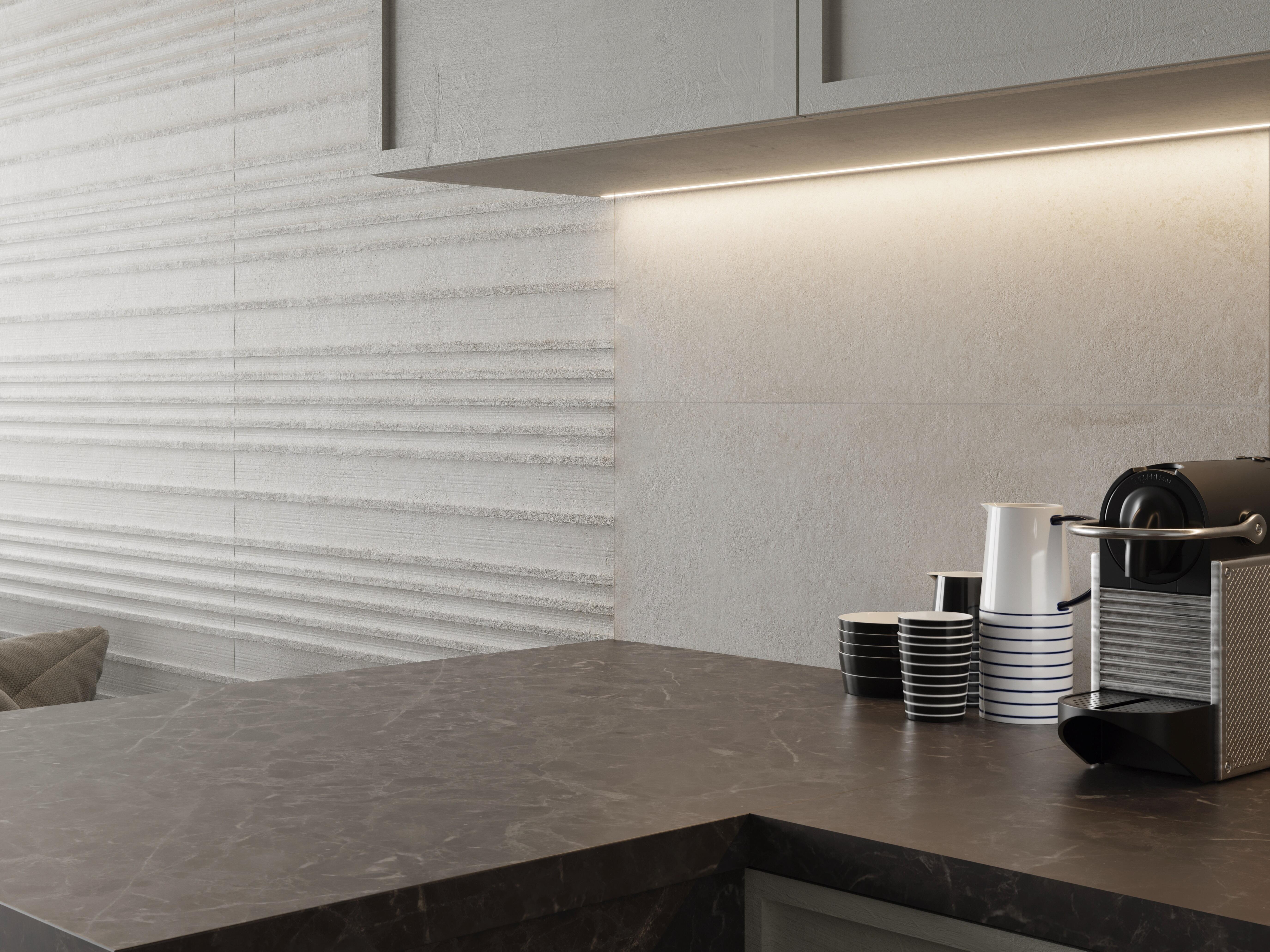 AZULEJO PASTA BLANCA 30X90CM PLACE CONCEPT SAND - 4