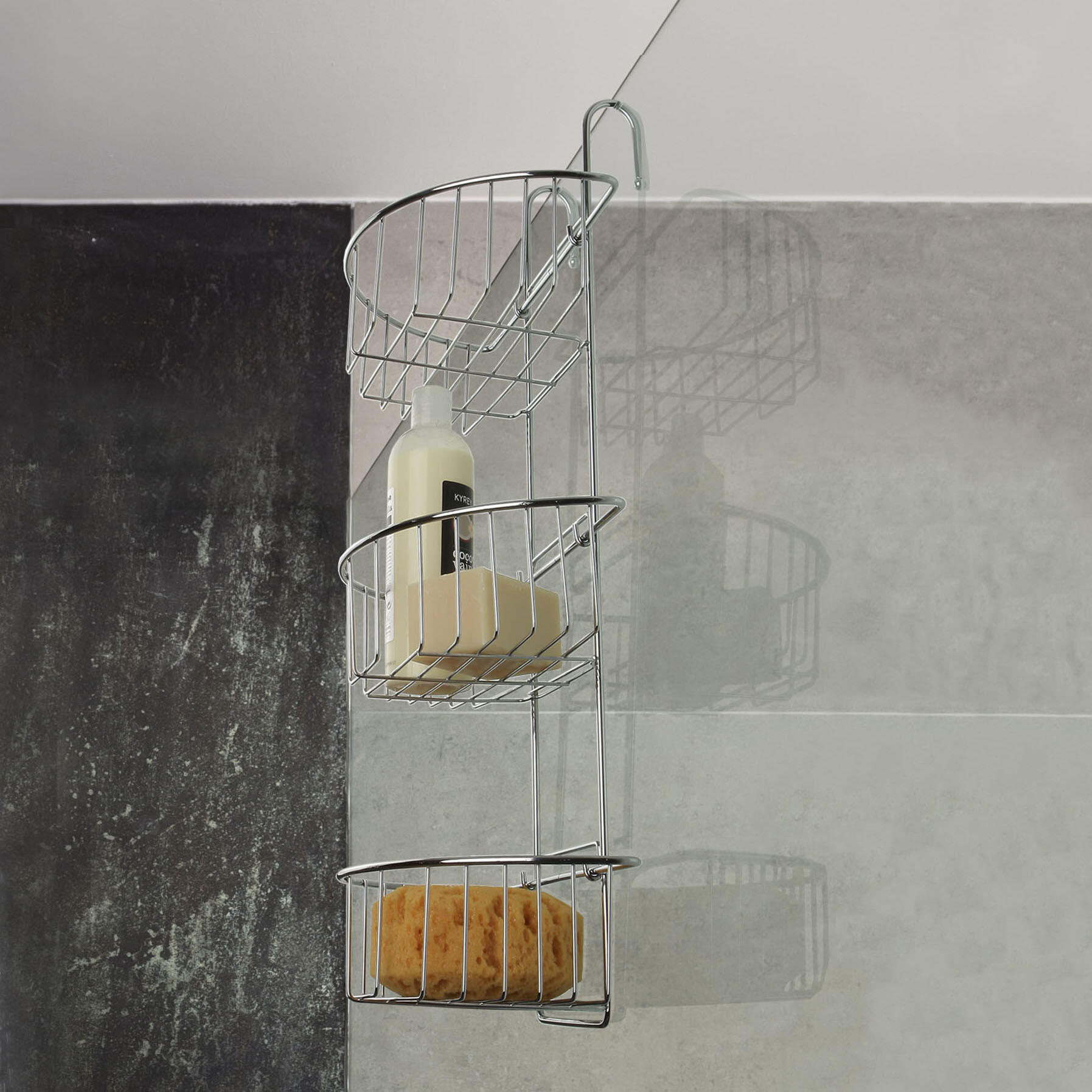 CESTILLO COLGADOR  DE MAMPARA - 2