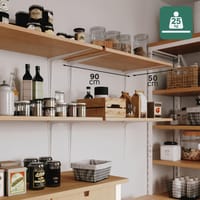 ESCUADRA PALOMILLA CON NERVIO BLANCA 350 X 400  MM - 4