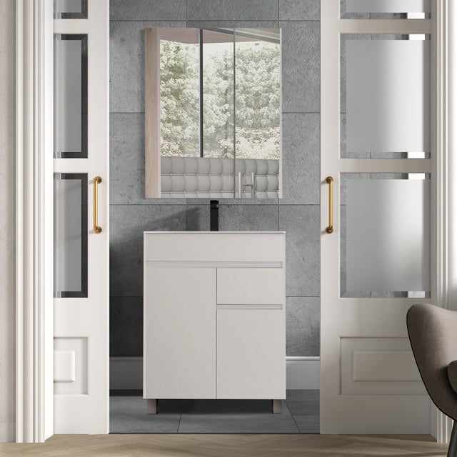 CONJUNTO MUEBLE DE BAÑO BALI BLANCO 60X46CM