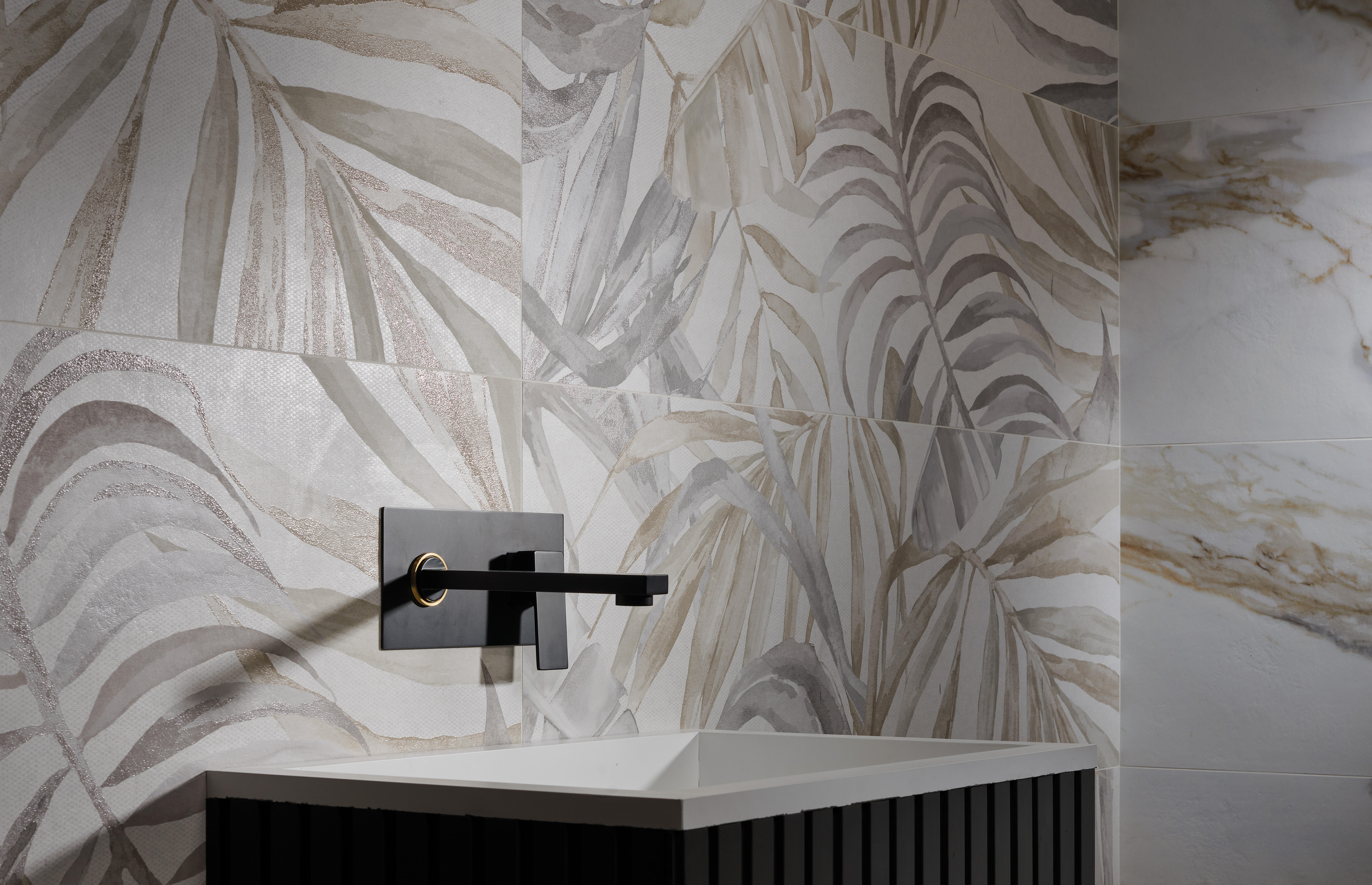 AZULEJO PASTA BLANCA 30X90CM FORESTA ART MULTICOLOR - 2