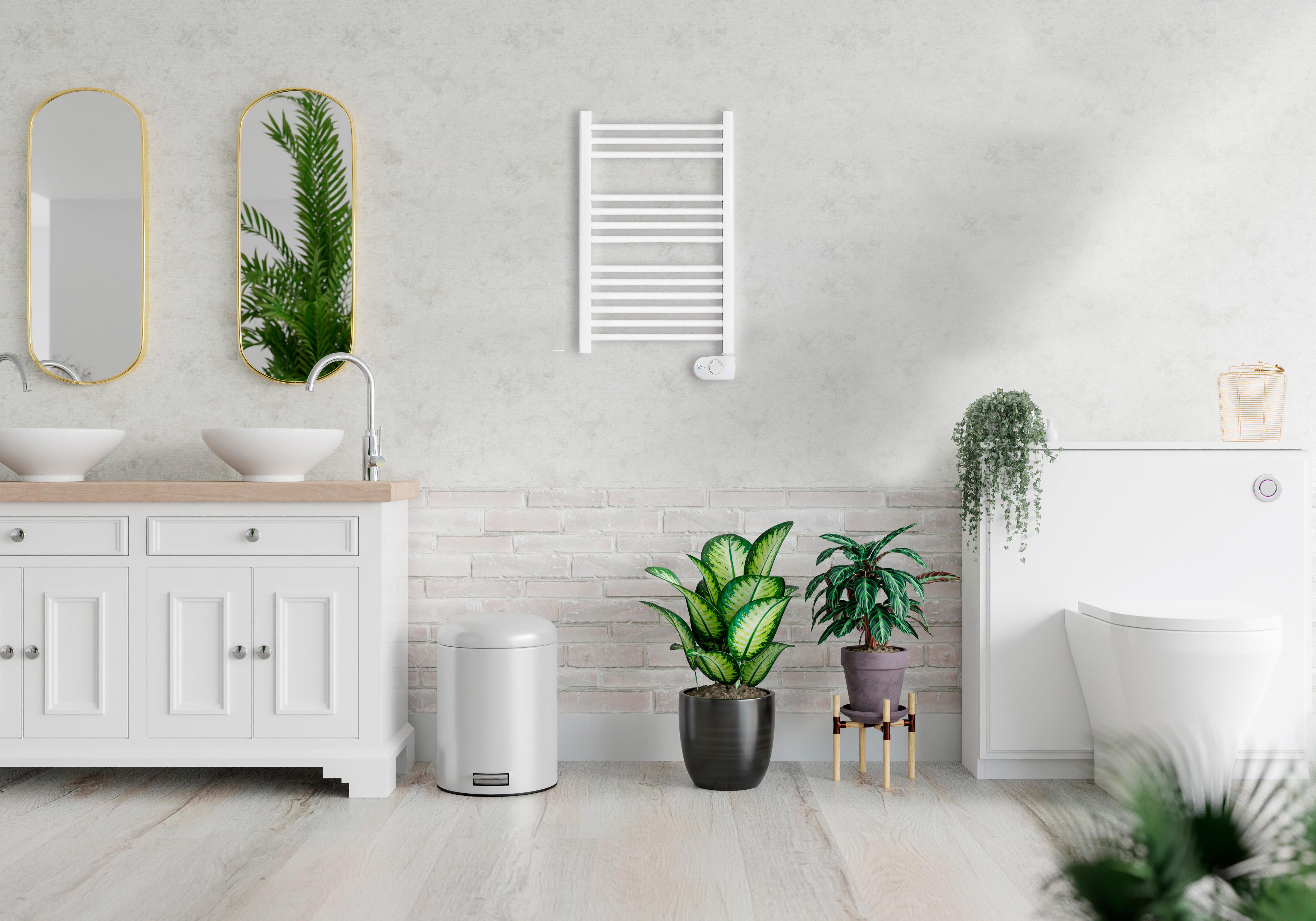 TOALLERO ELECTRICO 400W BLANCO - 3