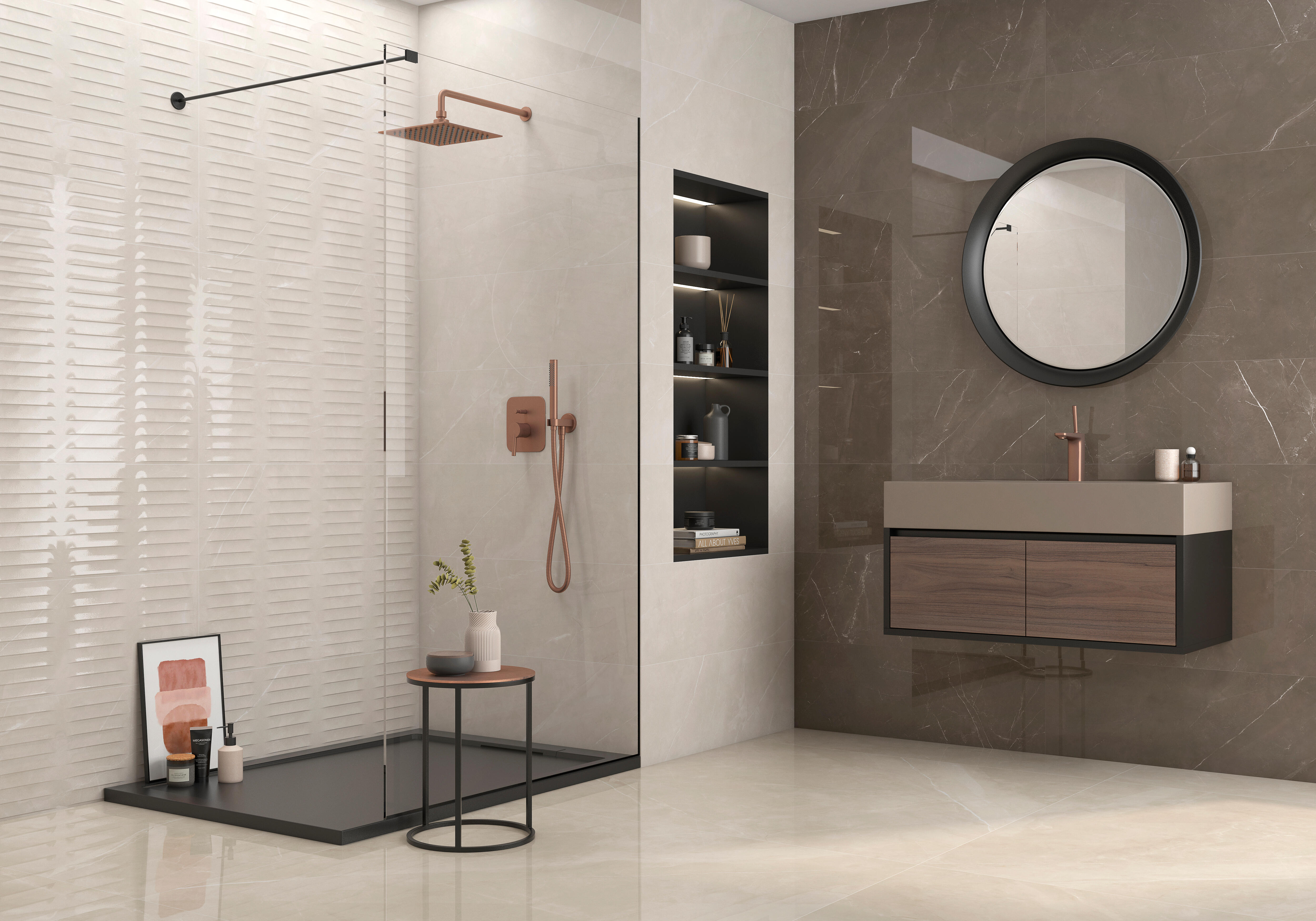 AZULEJO PASTA BLANCA 30X90CM VINCI MARFIL - 6