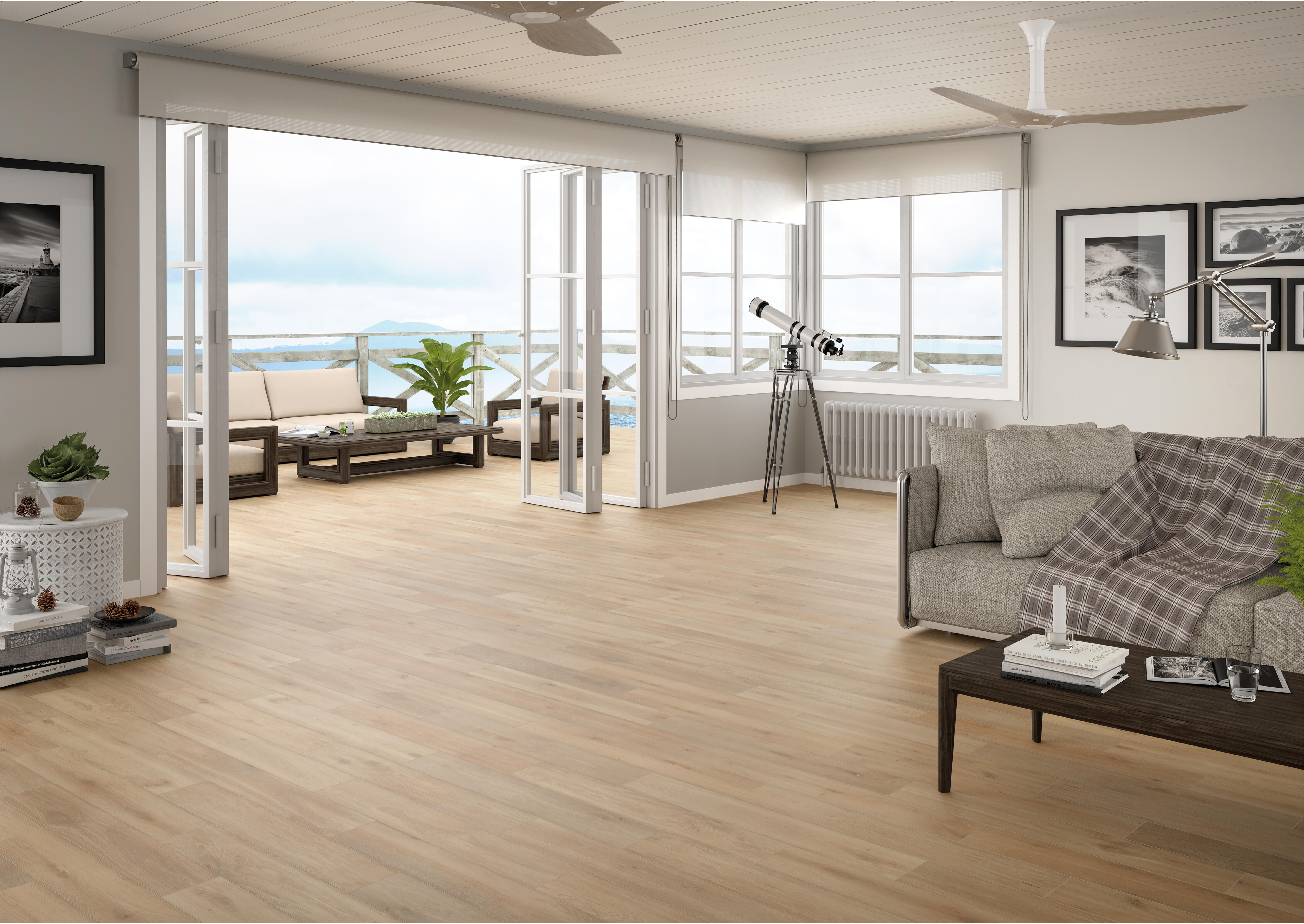 PAVIMENTO PORCELANICO 22.7X119.5 CM. RIGEL ROBLE - 2