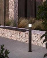 BALIZA DE EXTERIOR JARDIN NEGRO 28W VESPERA 80CM - 3