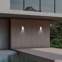 APLIQUE DE PARED EXTERIOR DE SUPERFICIE 15W BLANCO IP44 NOGAL - 3