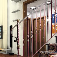 PASAMANOS DE HIERRO FORJADO MARTILLADO 8X40MM 3M - 3