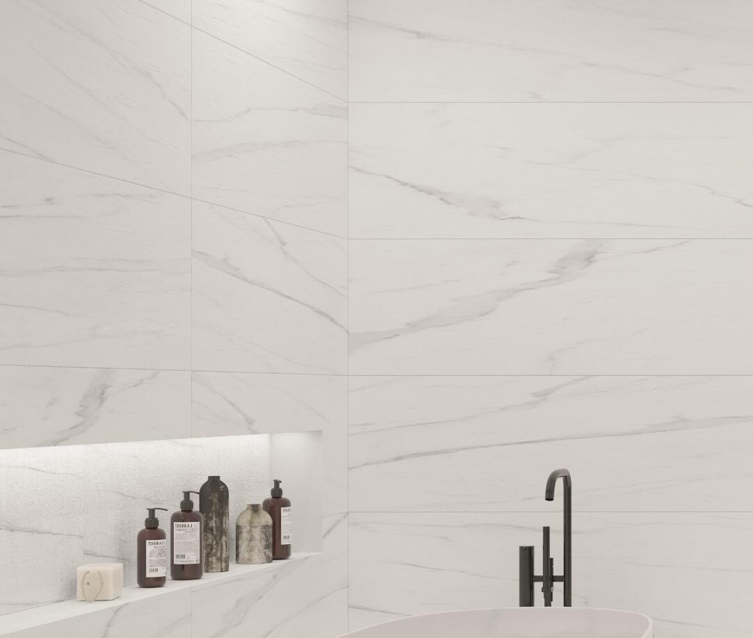 AZULEJO PASTA BLANCA 40X120CM PERFECT GLOSS WHITE - 4