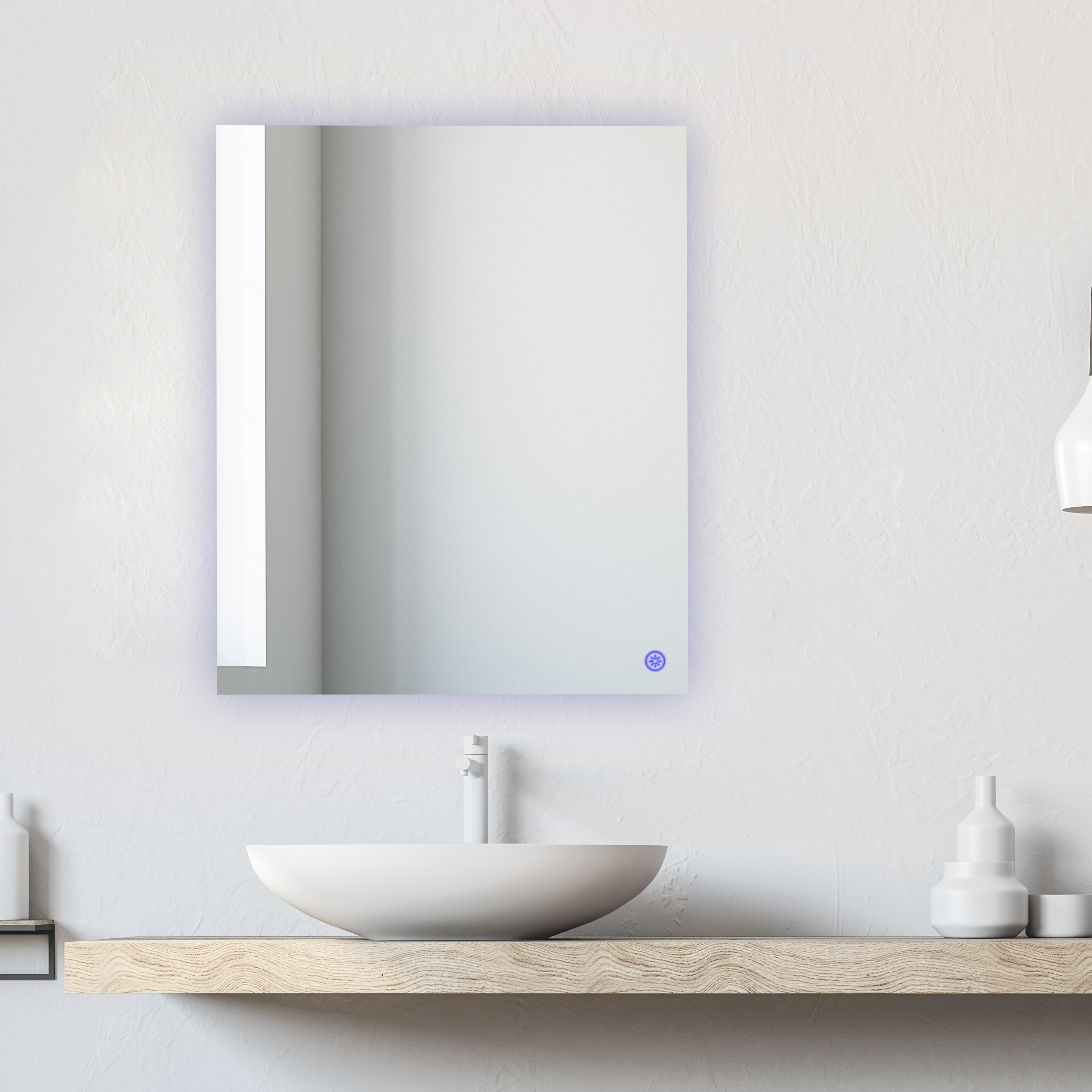 ESPEJO DE BAÑO CON LUZ LED RETRO 60X80CM - 3