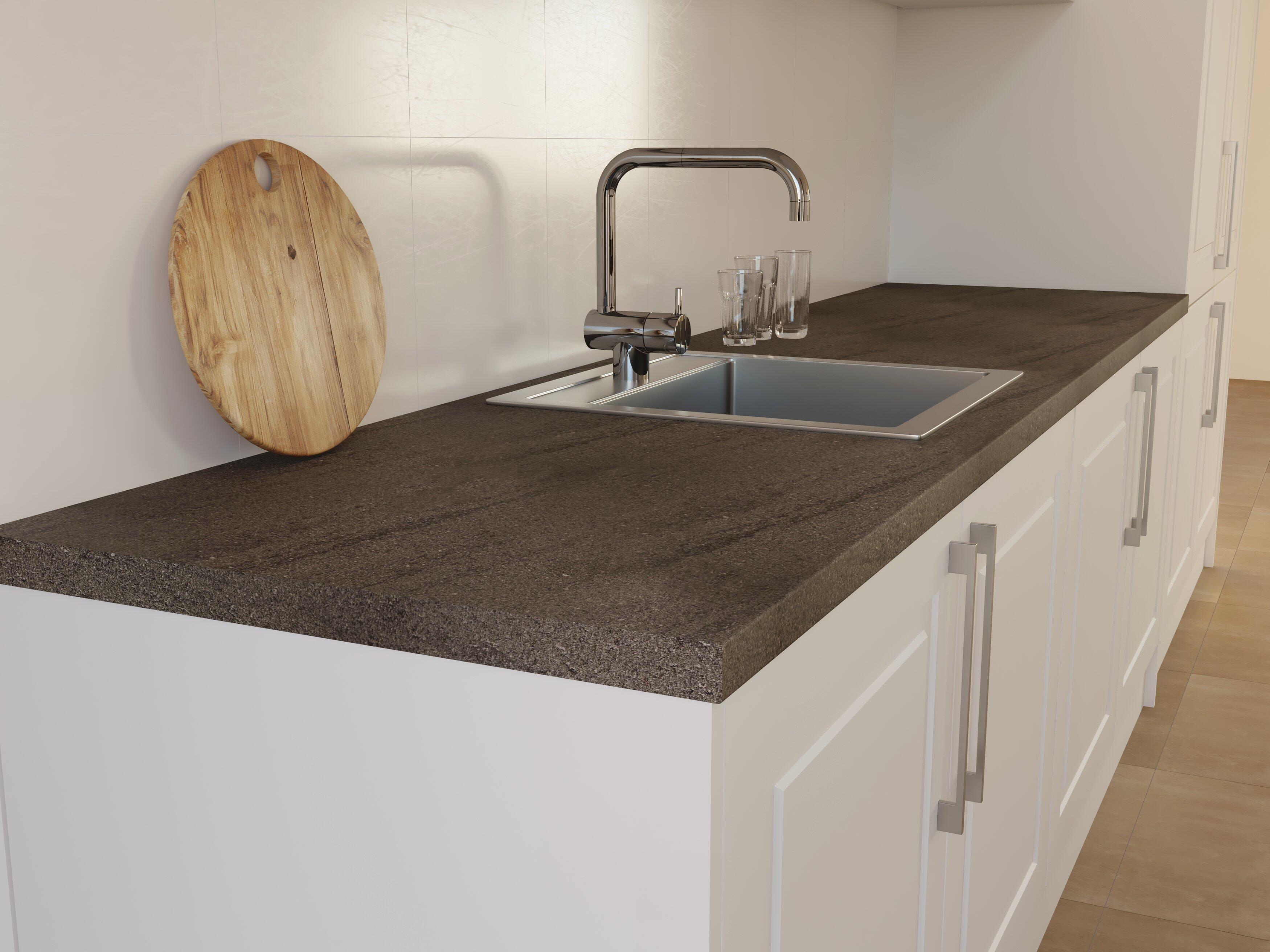 ENCIMERA ACABADO PIEDRA GRIS 360 X 63 X 3 CM - 2