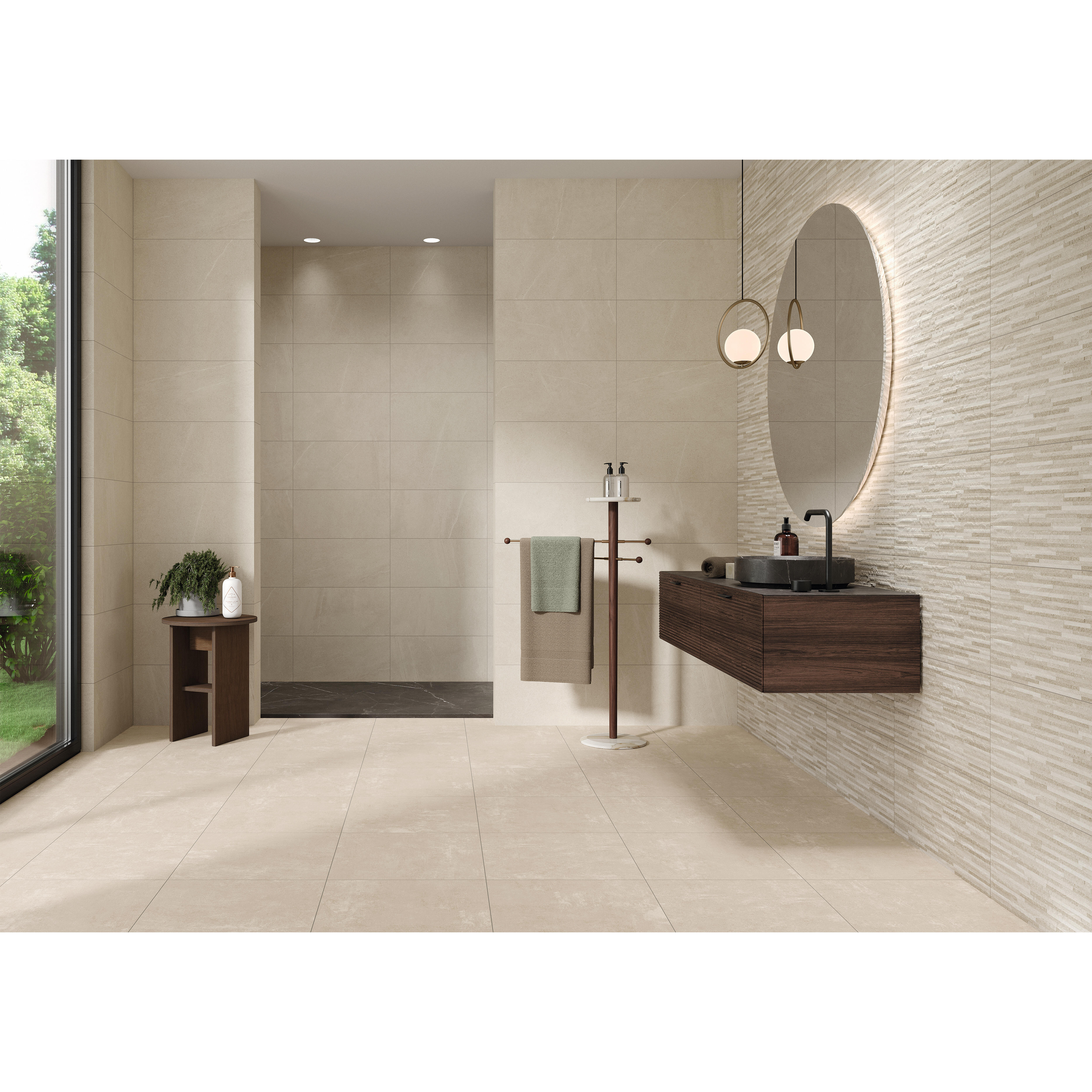 SUELO CERAMICO INTERIOR 45X45CM DENIA BEIGE - 2