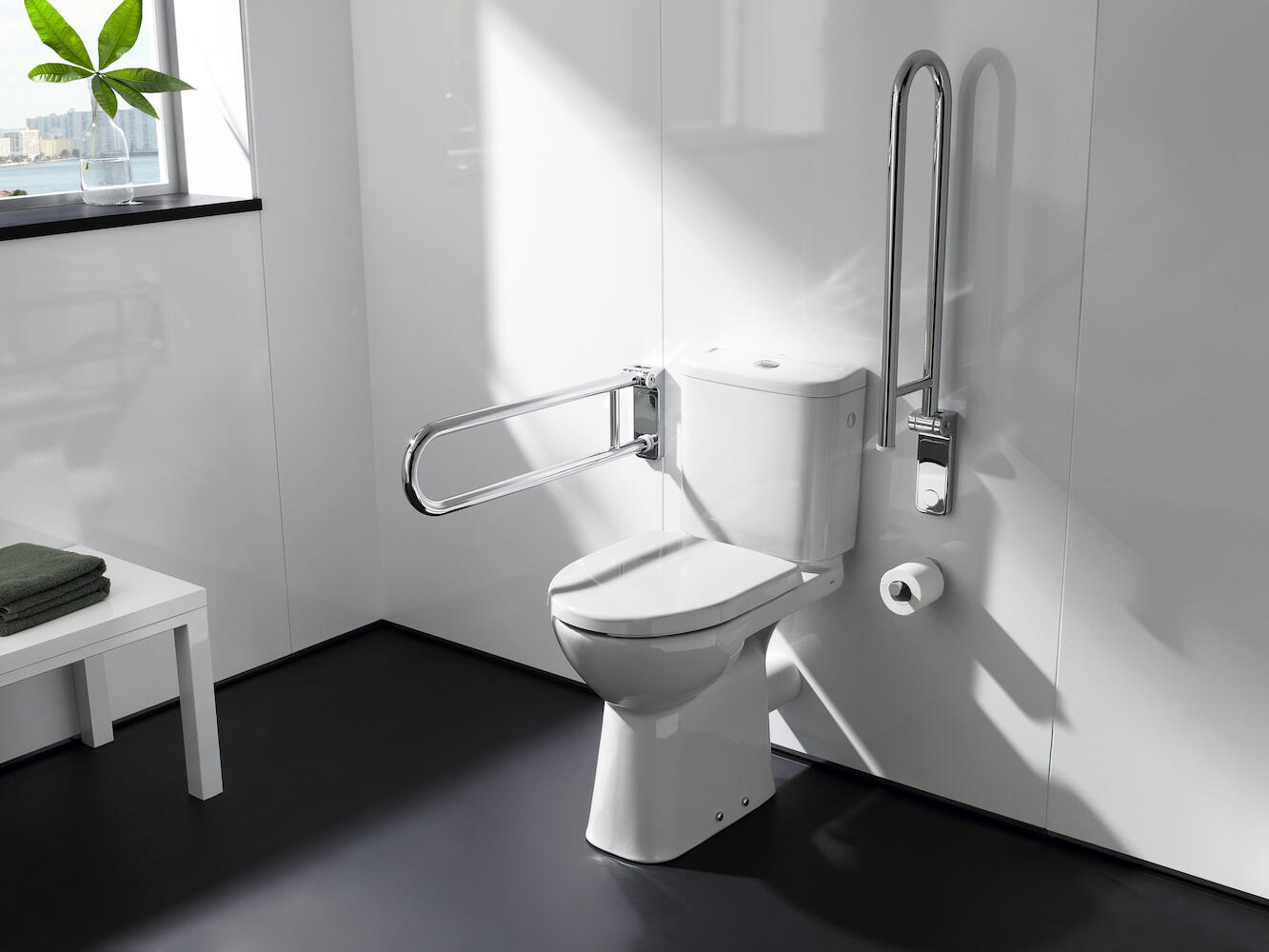 INODORO TAZA ROCA ACCESS SALIDA HORIZONTAL - 3