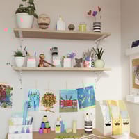 ESCUADRA METALICA PARA BALDA REFORZADA DOLMEN BLANCA 200 X 300  MM - 4