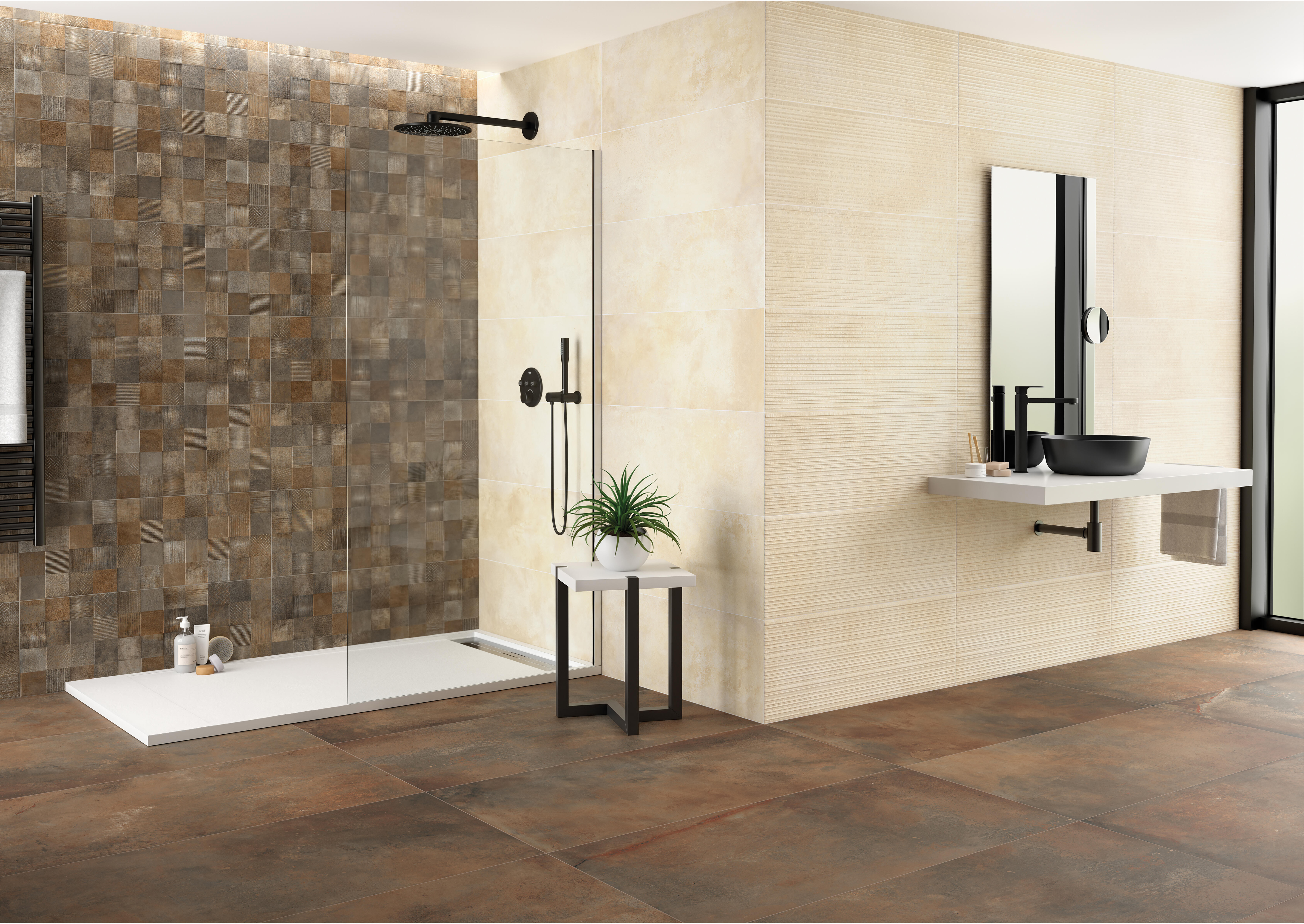 SUELO PORCELÁNICO 59.5X120CM JASPER OXIDO - 4