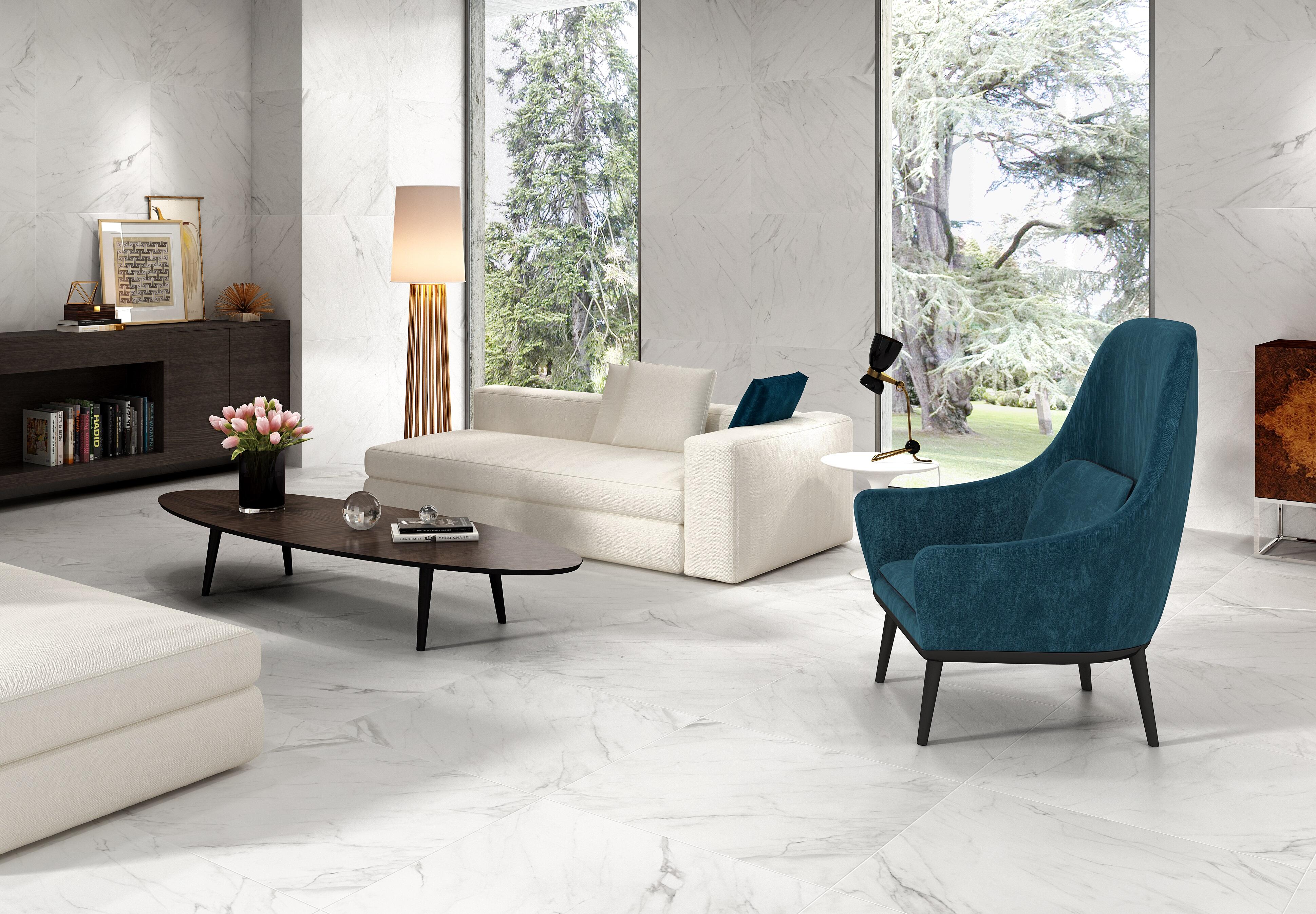 SUELO PORCELÁNICO 60X60CM SYROS BLANCO - 5