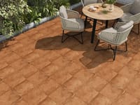 BALDOSA EXTERIOR PORCELÁNICO 33.3X33.3CM GREDOS TEJA ANTIDESLIZANTE - 2