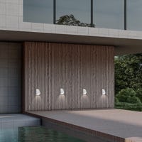 APLIQUE DE PARED EXTERIOR DE SUPERFICIE 8W BLANCO IP44 NOGAL - 3