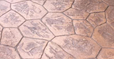 MOLDE PIEDRA IRREGULAR RÍGIDO AMARILLO PARA HORMIGÓN IMPRESO - 3