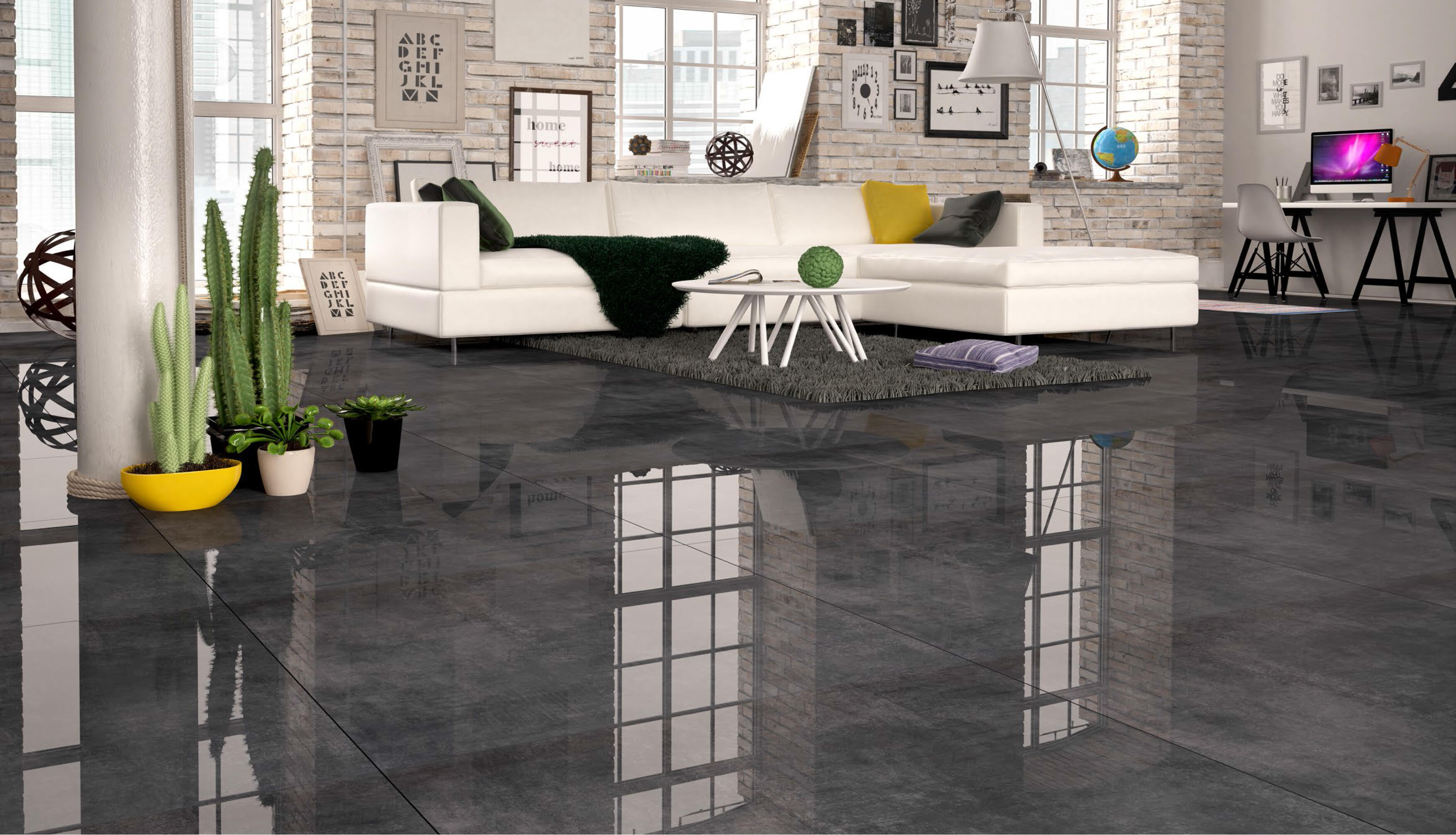 PAVIMENTO PORCELÁNICO 75X75 CM. ORION GRAFITO - 3