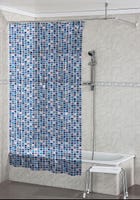 CORTINA  DE DUCHA PVC  CUBES - 2