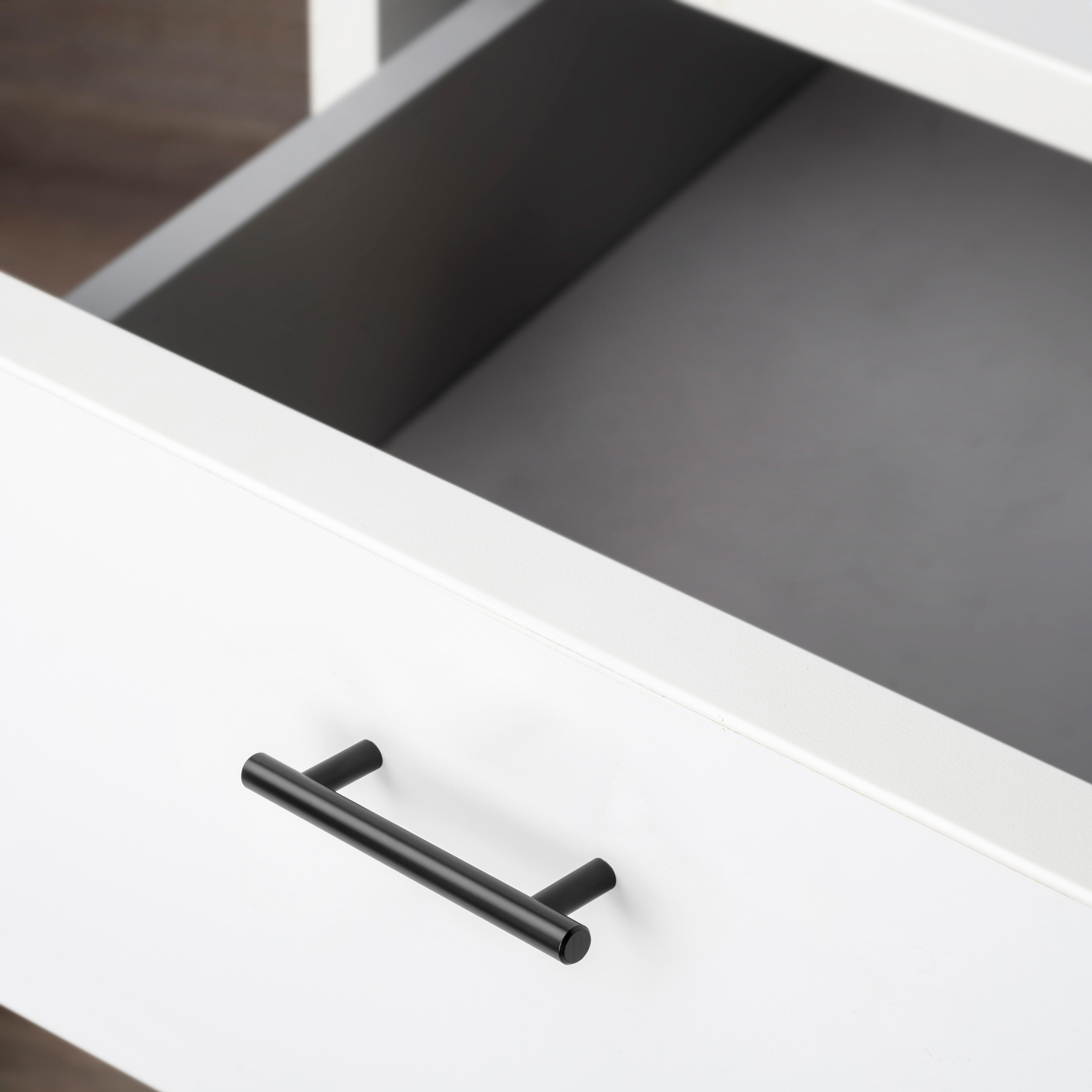 TIRADOR MUEBLE ACERO INOXIDABLE NEGRO 1UD - 3