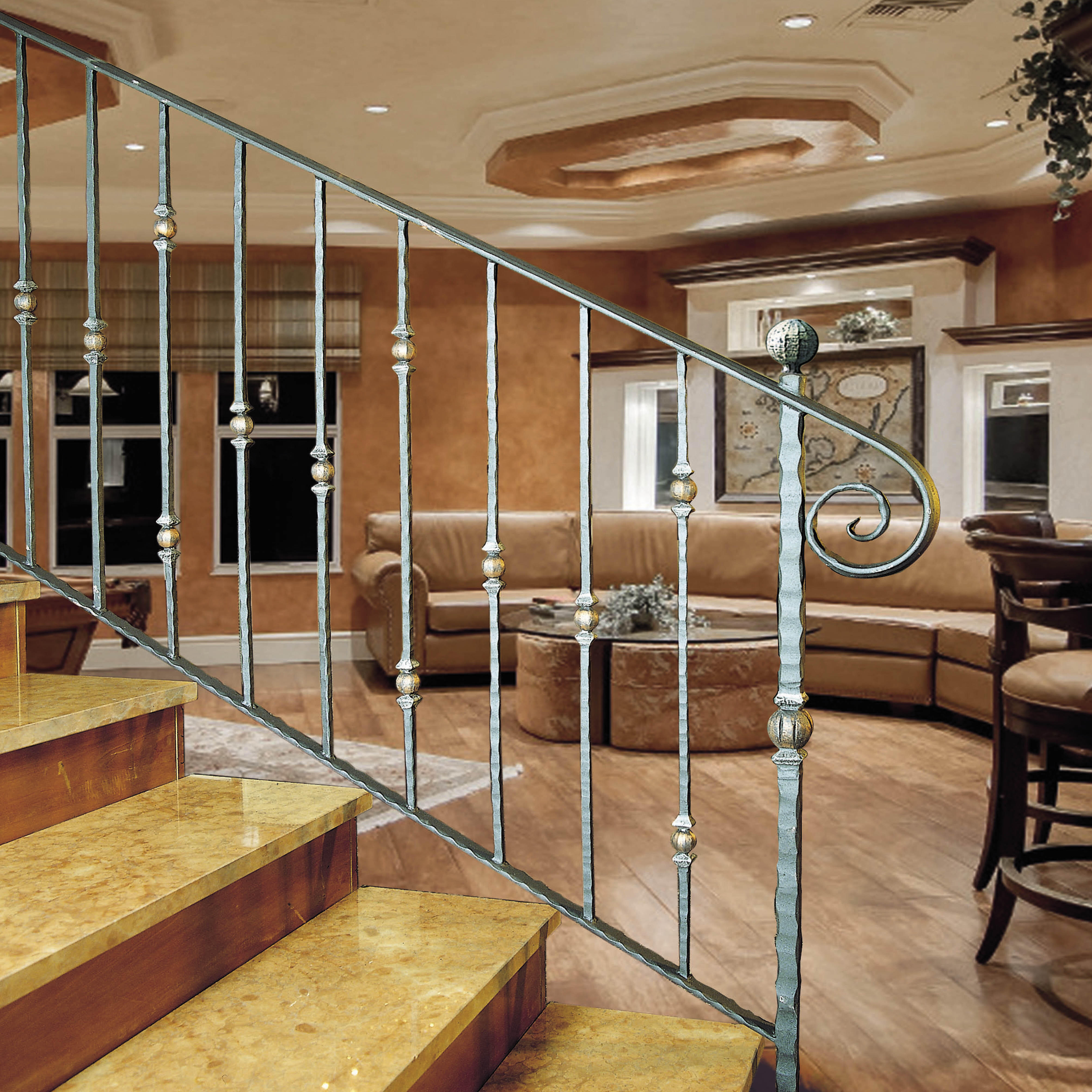 TERMINAL PASAMANOS HIERRO FORJADO 145x110MM - 3