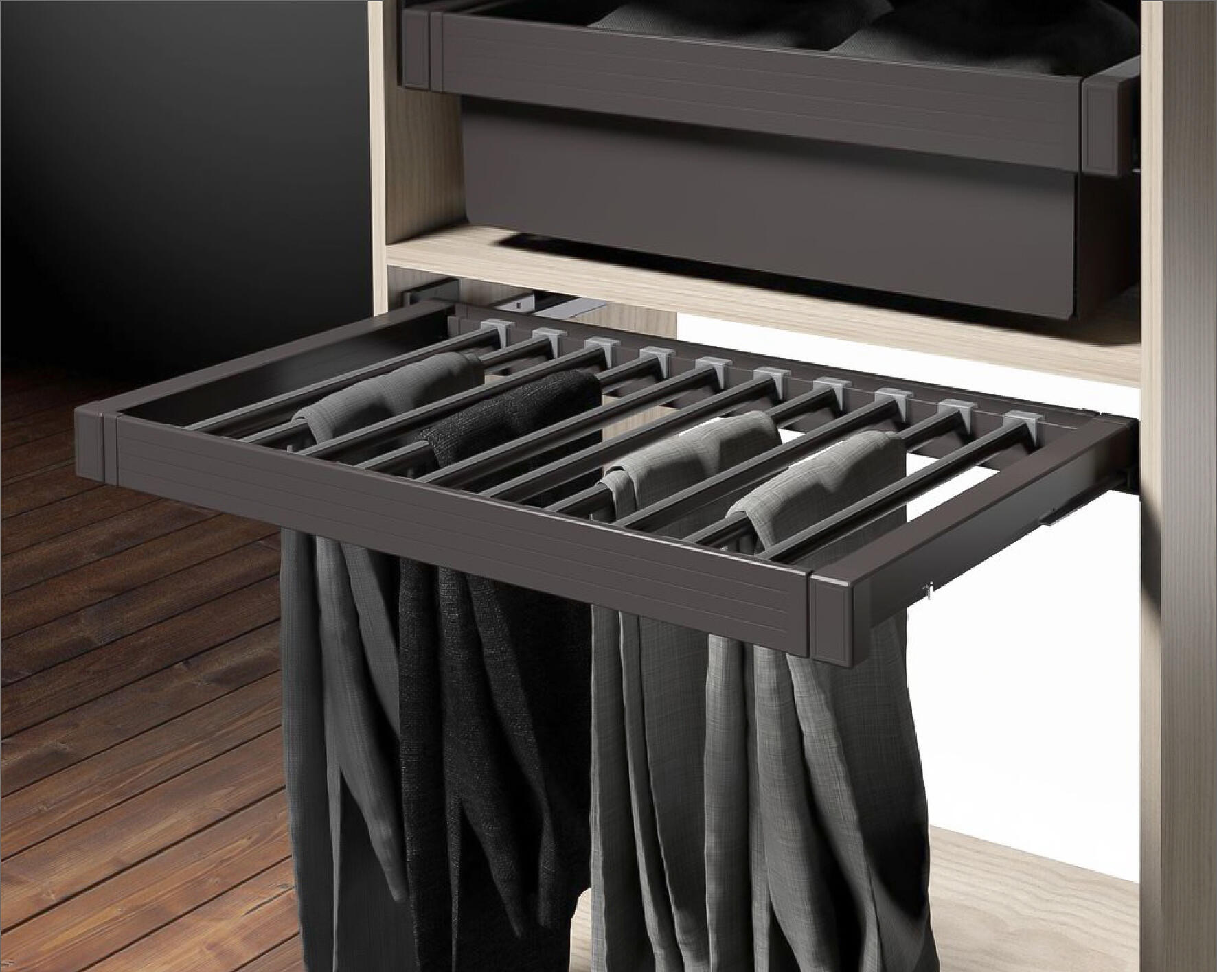 PANTALONERO ACCESORIO ARMARIO PARA MODULO DE 80 - 2