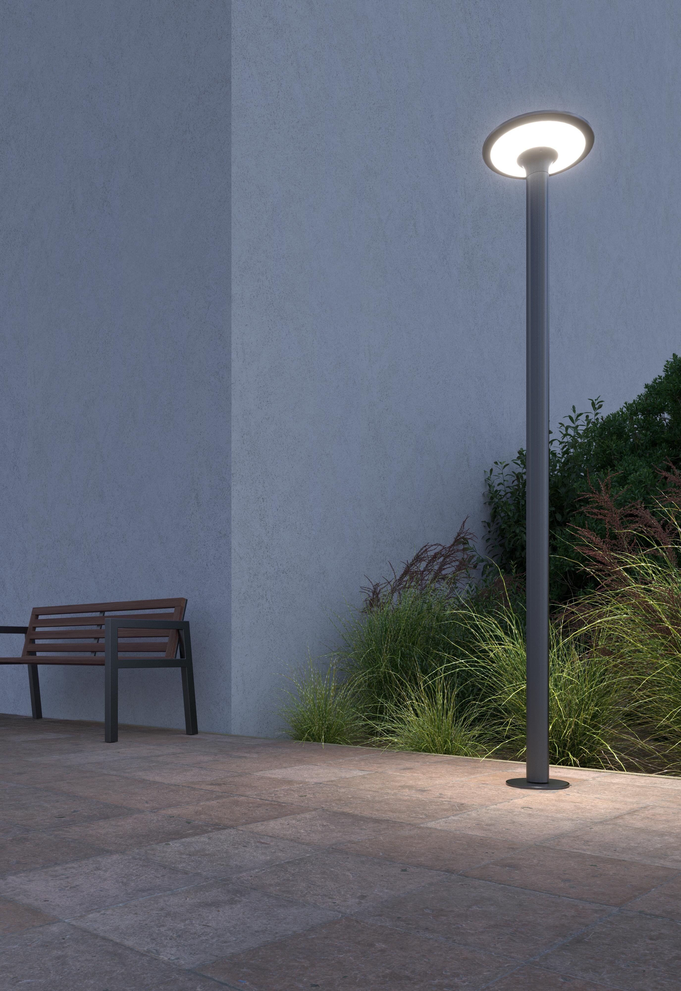 LUMINARIA VIAL LED SOLAR 20W LUZ FRÍA - 3