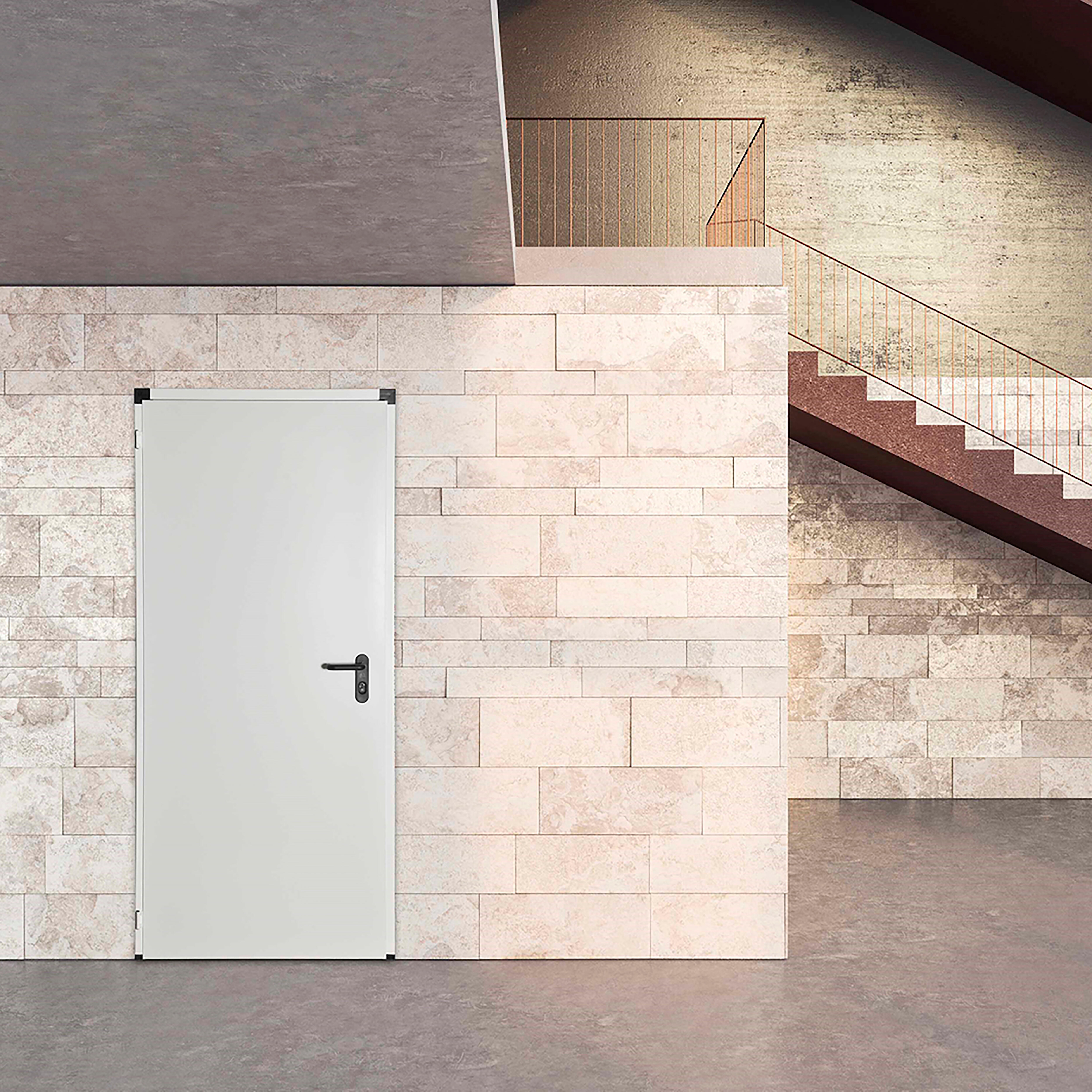 PUERTA SERVICIO MULTIUSO BLANCA 89 CM REVERSIBLE - 2