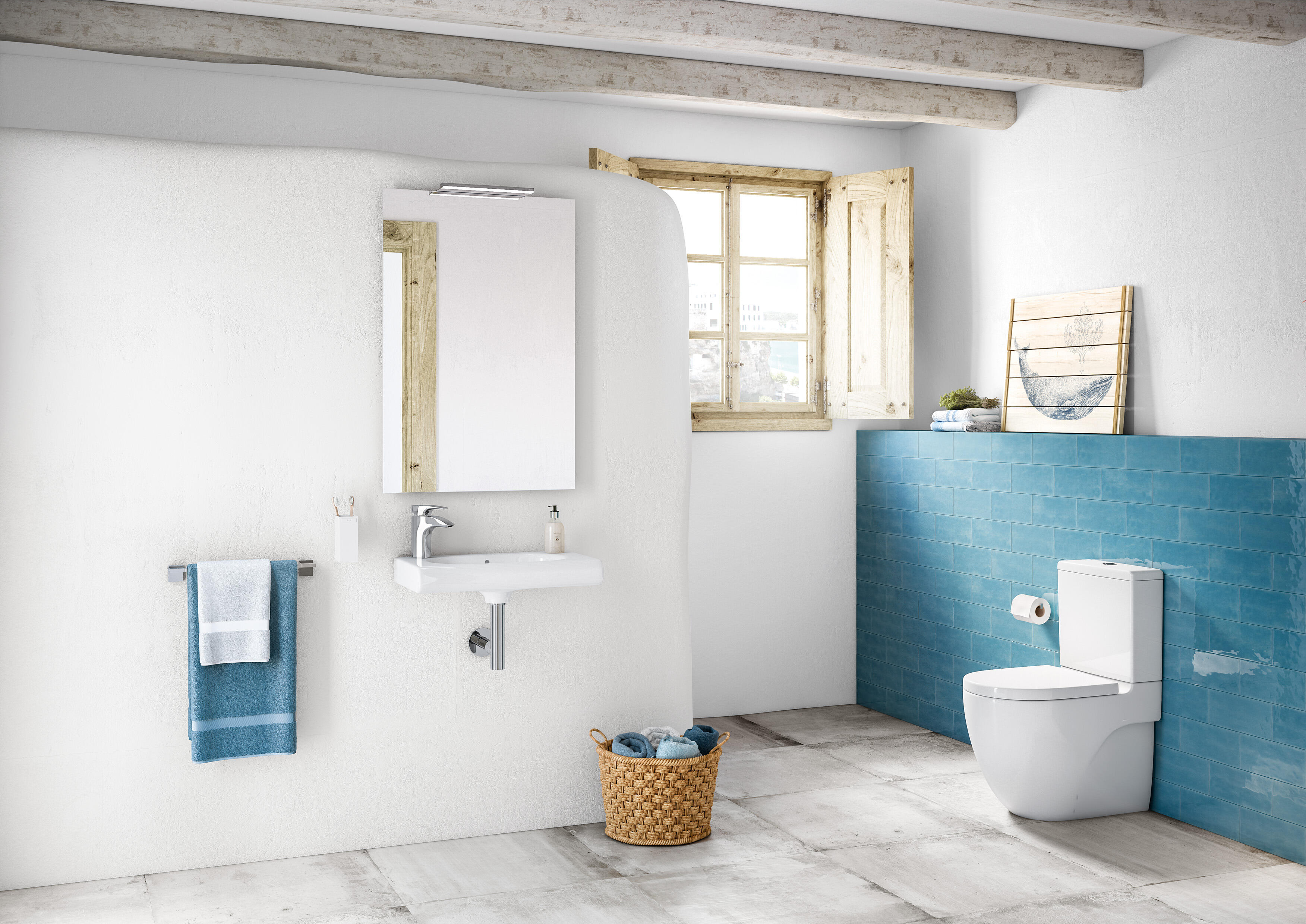 INODORO TAZA ROCA MERIDIAN SALIDA DUAL - 6