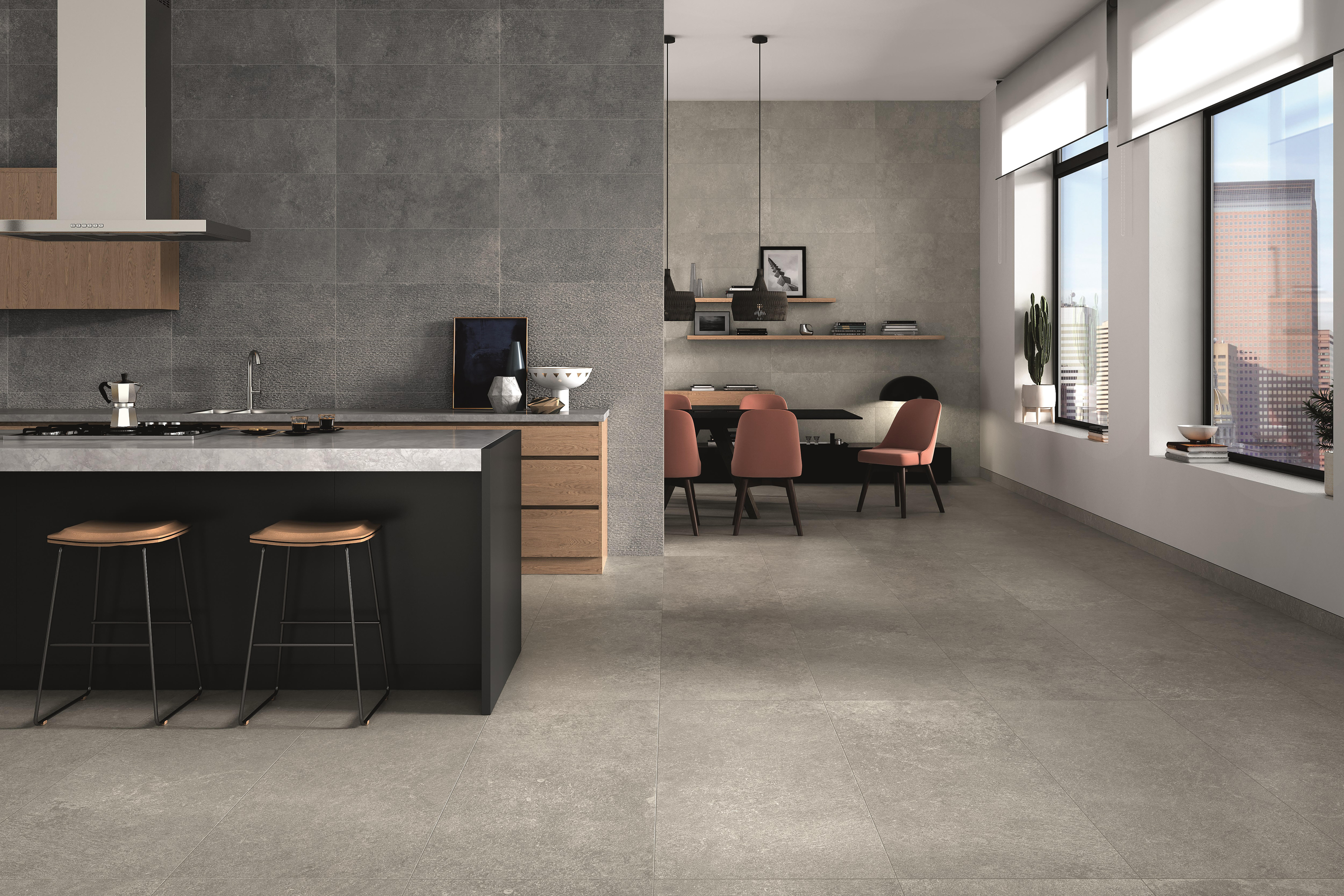 AZULEJO PASTA BLANCA 33 X 100 CM. STONHENGE TESSERA ANTRACITA - 2