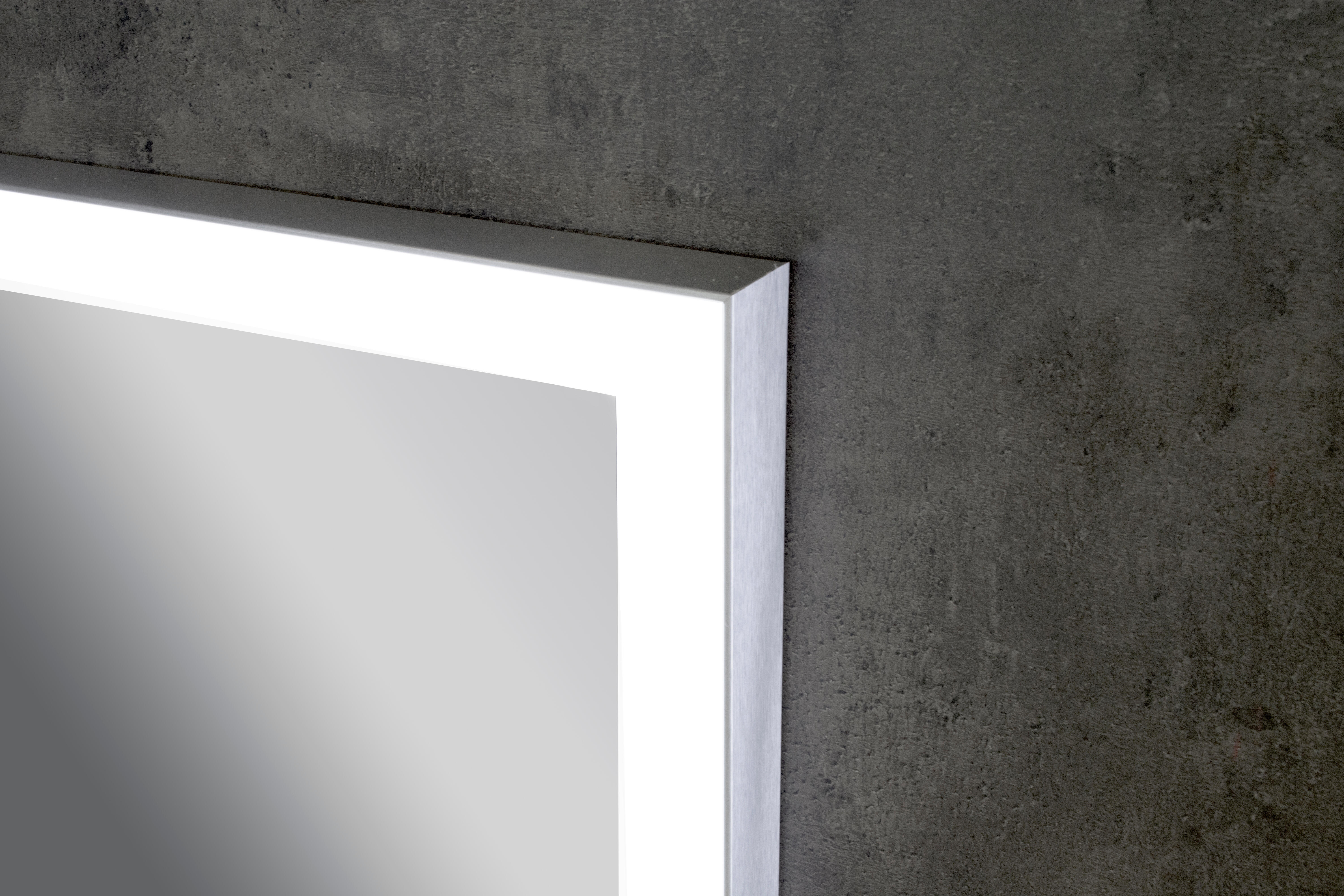 ESPEJO DE BAÑO CON LUZ LED ETNA 60X80CM ACERO - 2